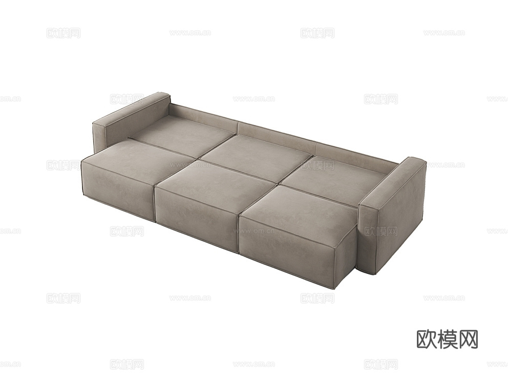 MEBELFORM 三人沙发 沙发床3d模型下载（渲染图2）