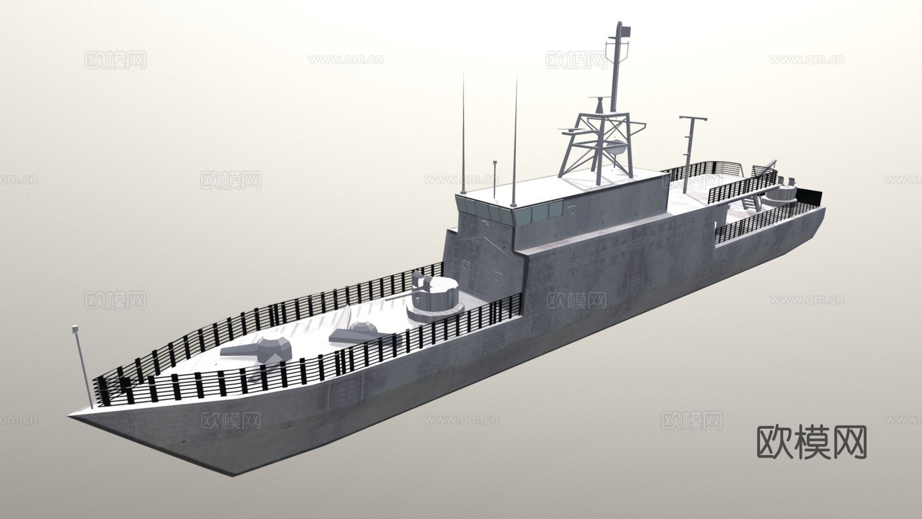 KERAPU船3d模型下载（渲染图1）