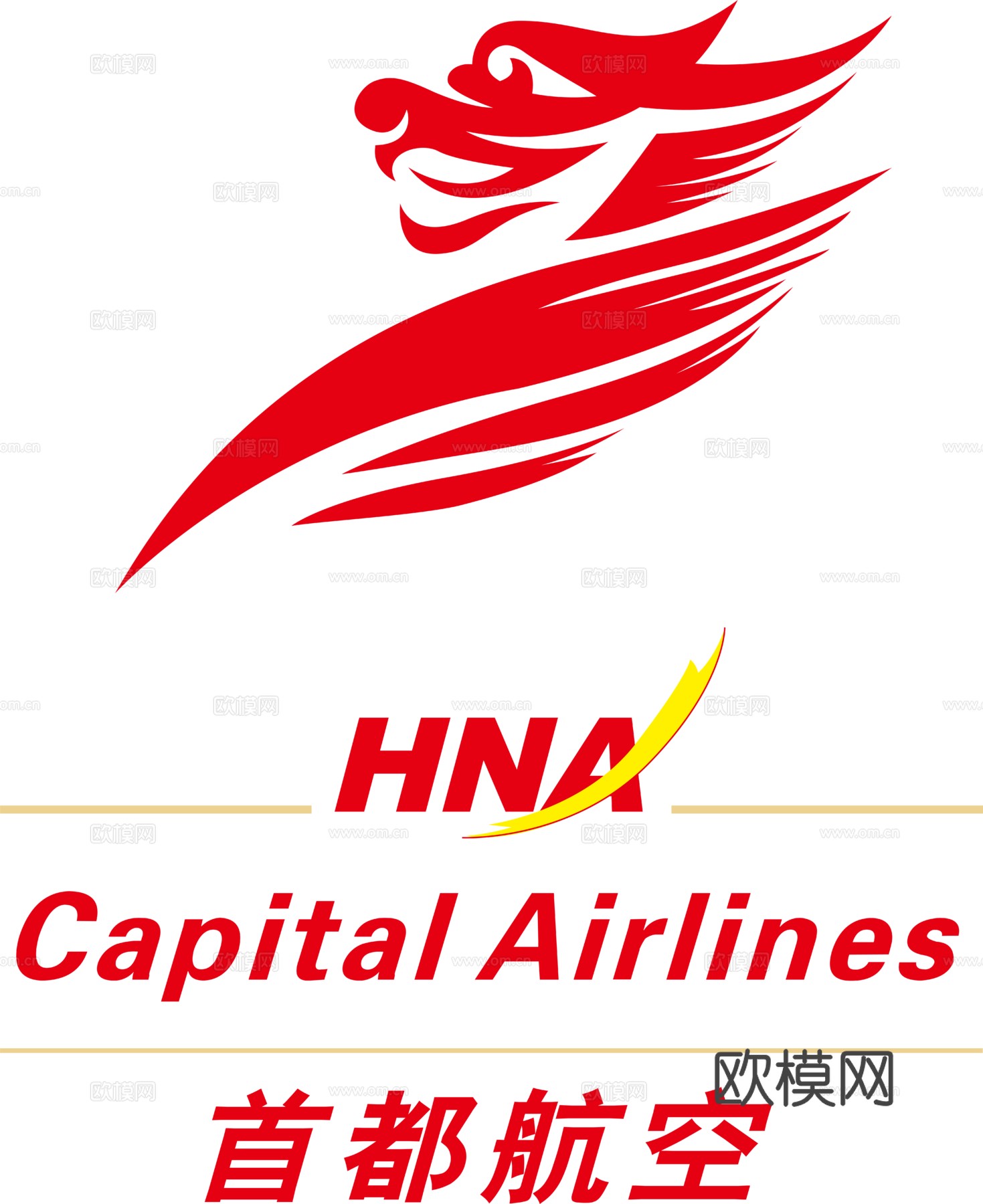 首都航空，航空航天logo