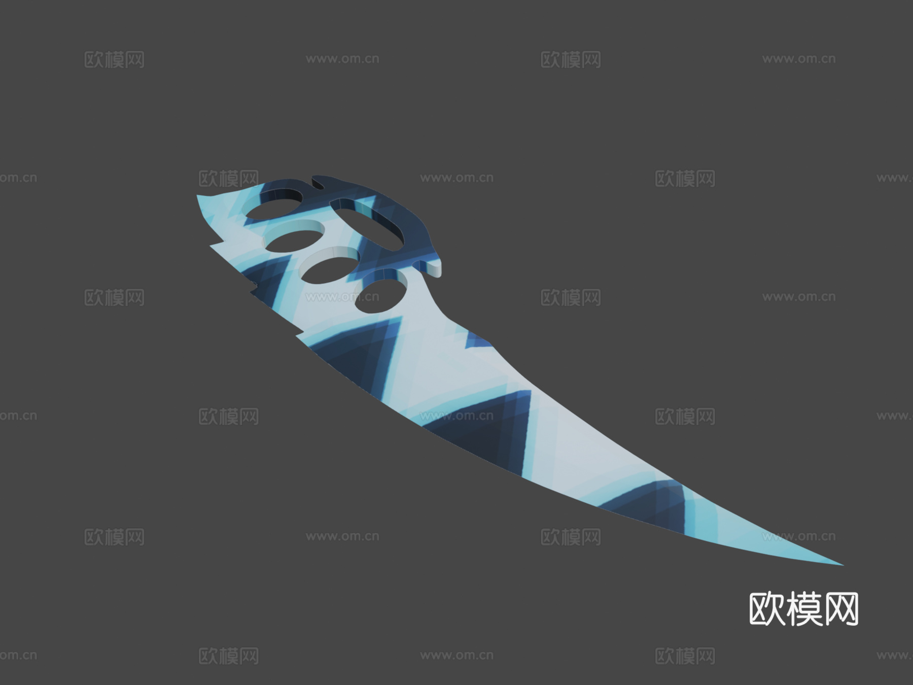 指节刀质子3d模型下载（渲染图6）