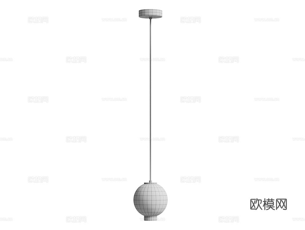 Pendant 小吊灯3d模型下载（渲染图2）
