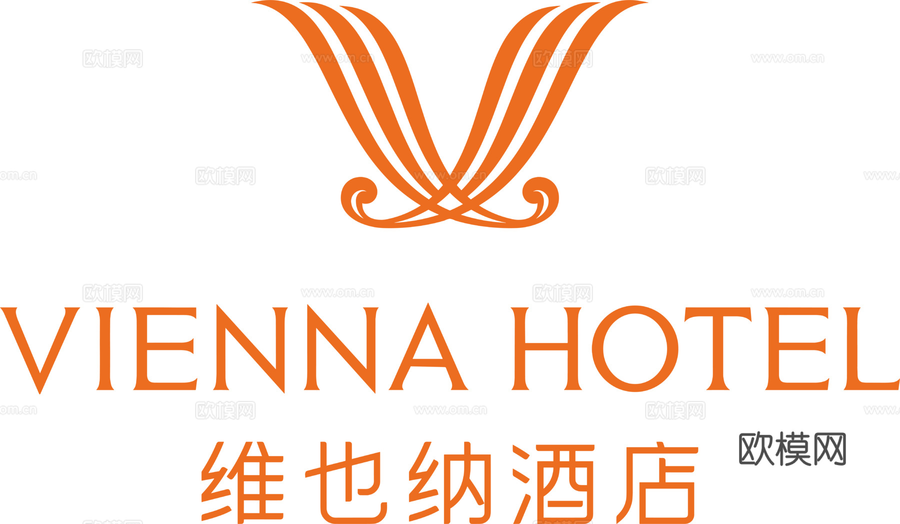 维也纳酒店，酒店旅馆logo
