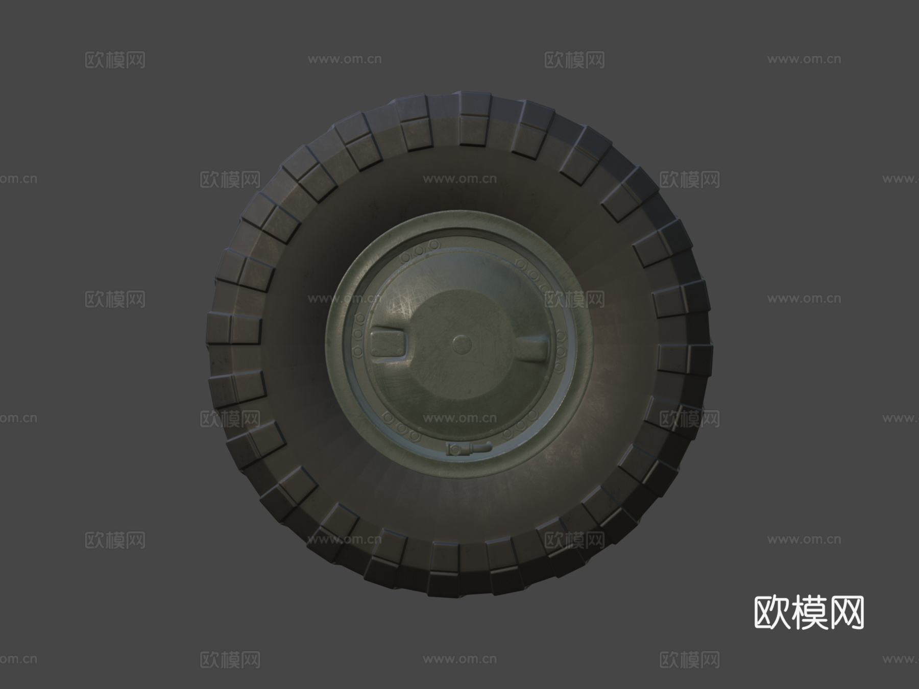 BTR70车轮3d模型下载（渲染图8）