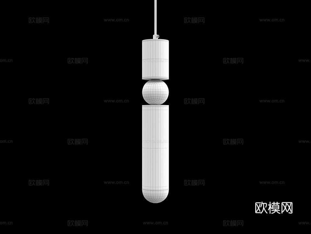 Cloyd 奢华小吊灯3d模型下载（渲染图3）