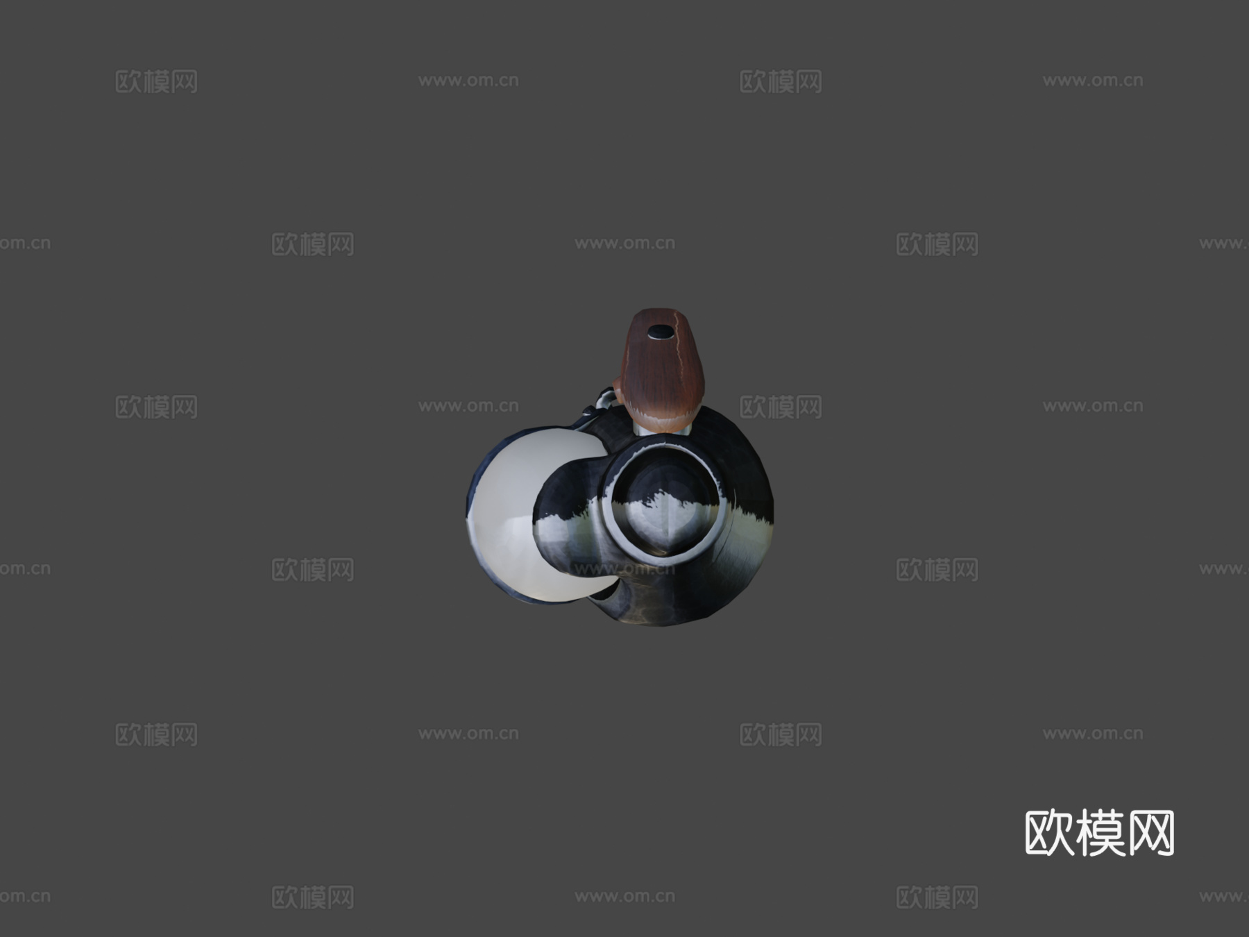 耕作加农炮3d模型下载（渲染图7）