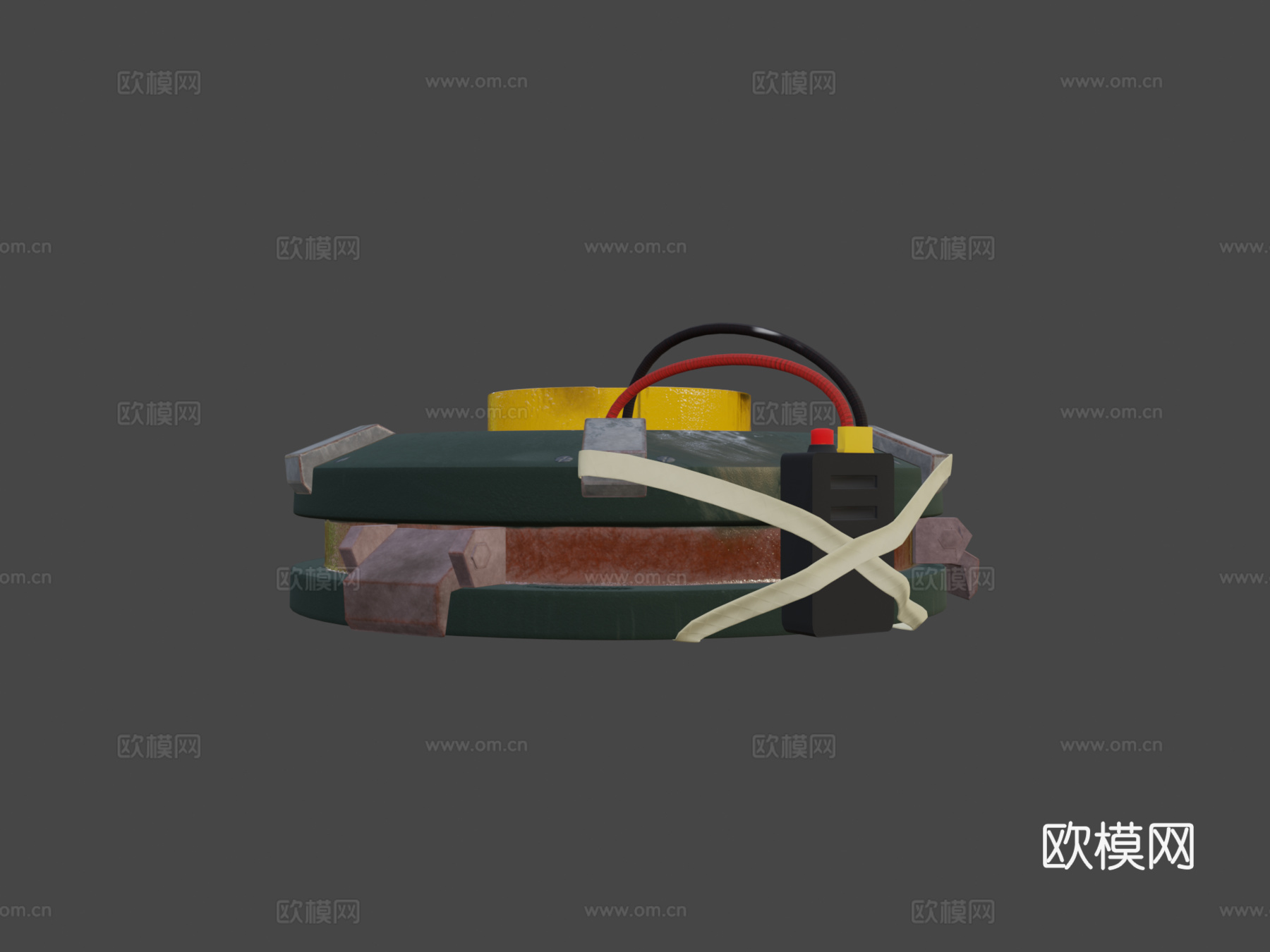 狂鼠地雷3d模型下载（渲染图7）