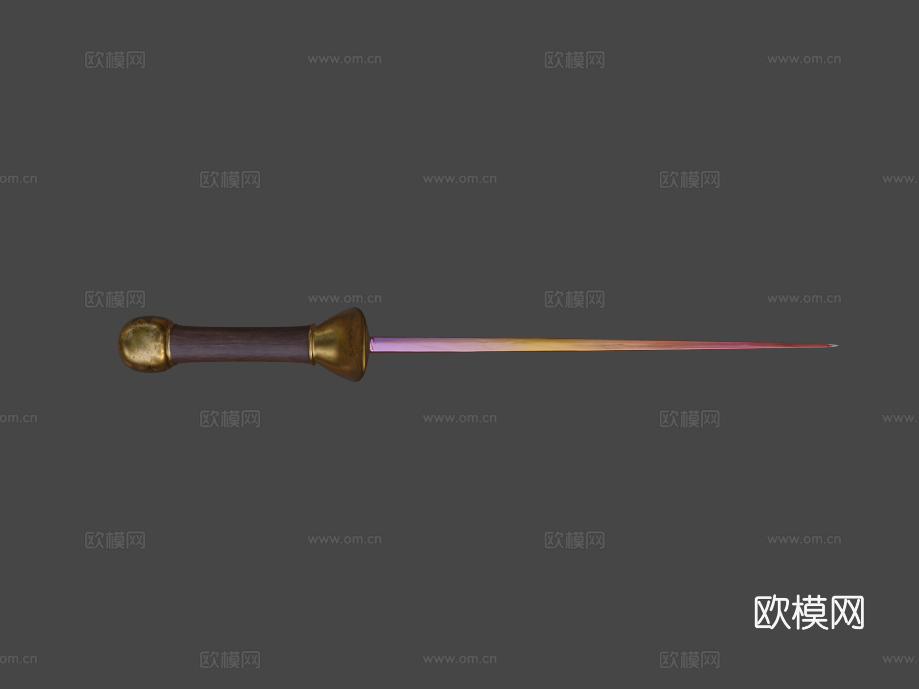 多色短刀3d模型下载（渲染图8）