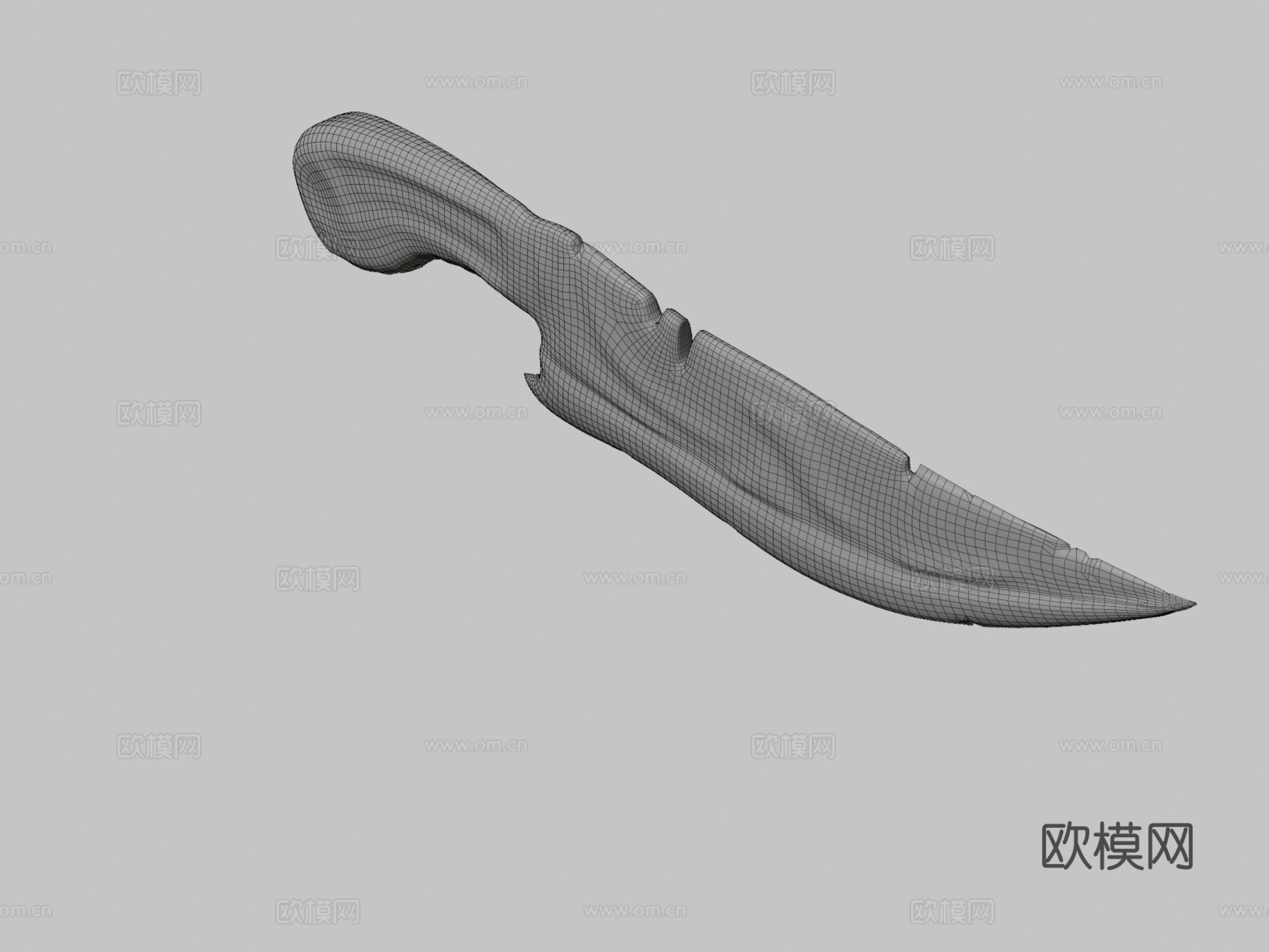 雨中仪式匕首3d模型下载（渲染图3）