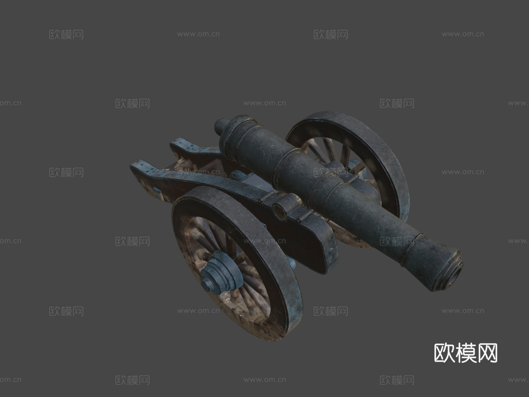炮CG模型3d模型下载（渲染图7）