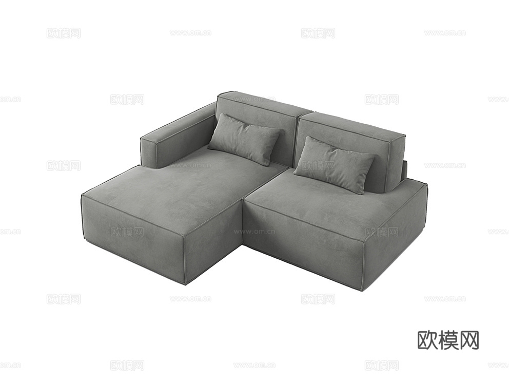 MEBELFORM 二人沙发 沙发床3d模型下载（渲染图4）