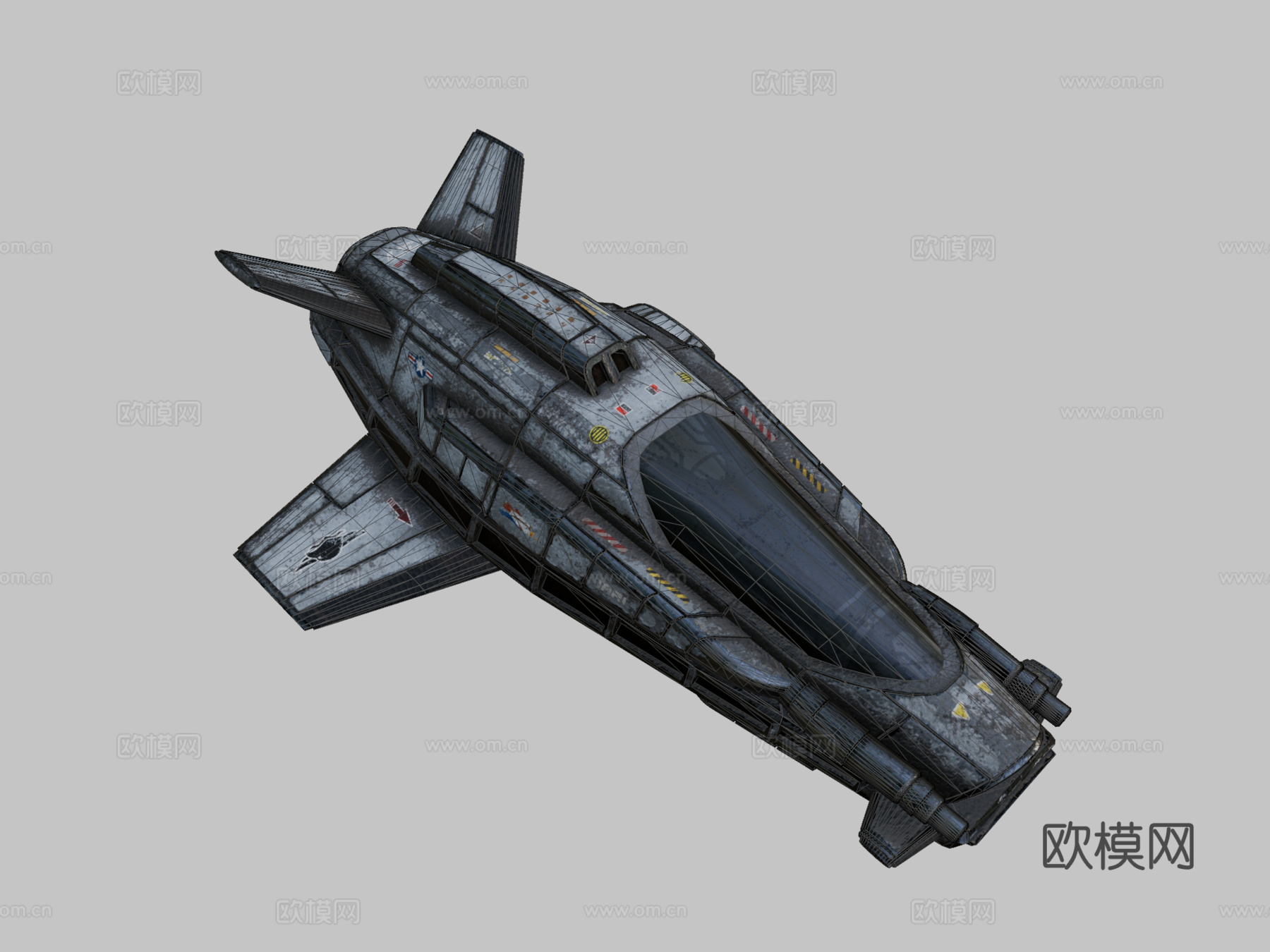 RI猎鹰f73d模型下载（渲染图2）