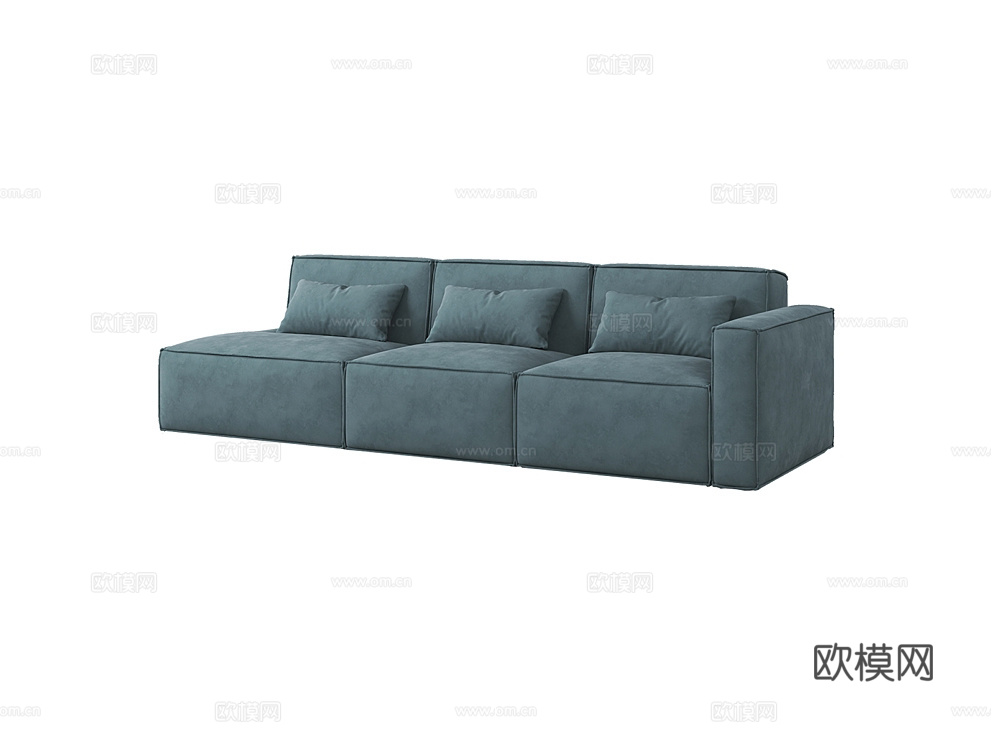 MEBELFORM 三人沙发 沙发床3d模型下载（渲染图1）