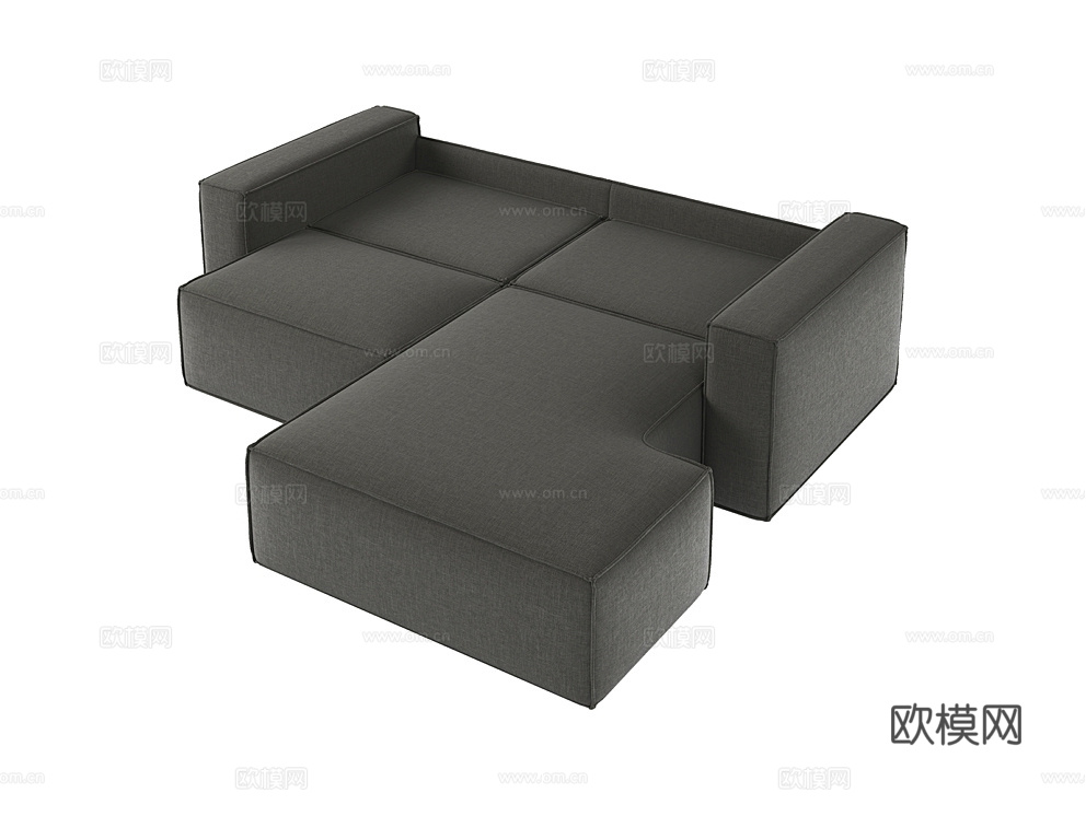 MEBELFORM 二人沙发 沙发床3d模型下载（渲染图2）
