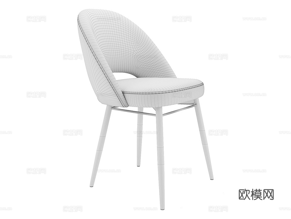 MEBELFORM 餐椅3d模型下载（渲染图2）