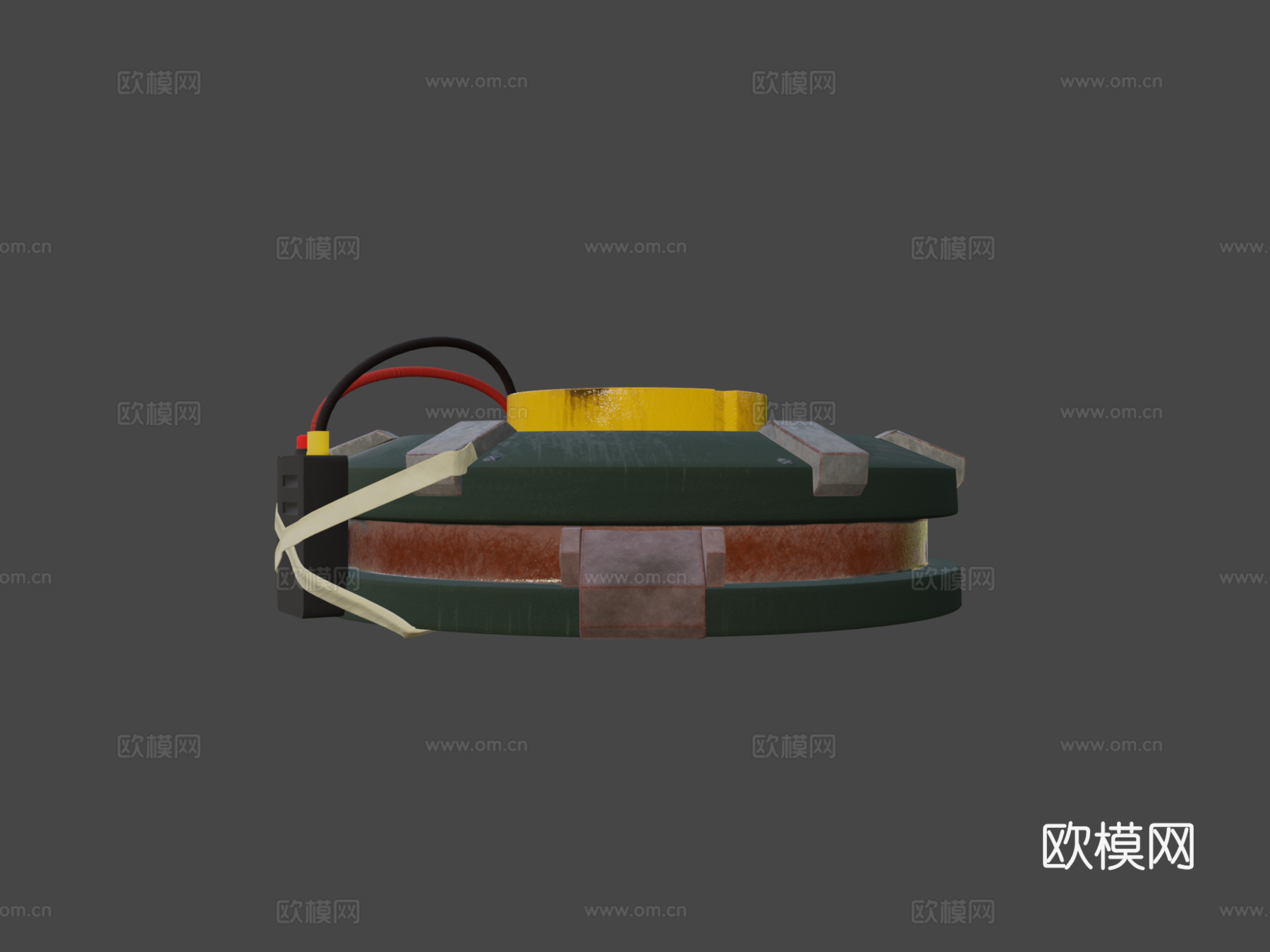 狂鼠地雷3d模型下载（渲染图8）