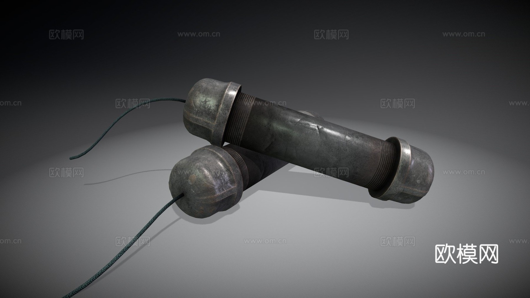 管状炸弹3d模型3d模型下载（渲染图1）