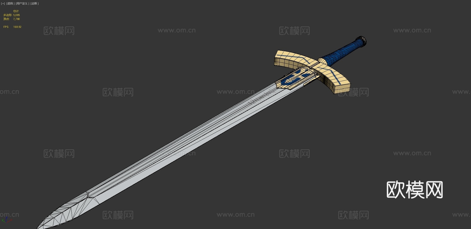 王者之剑命运之夜3d模型下载（渲染图4）