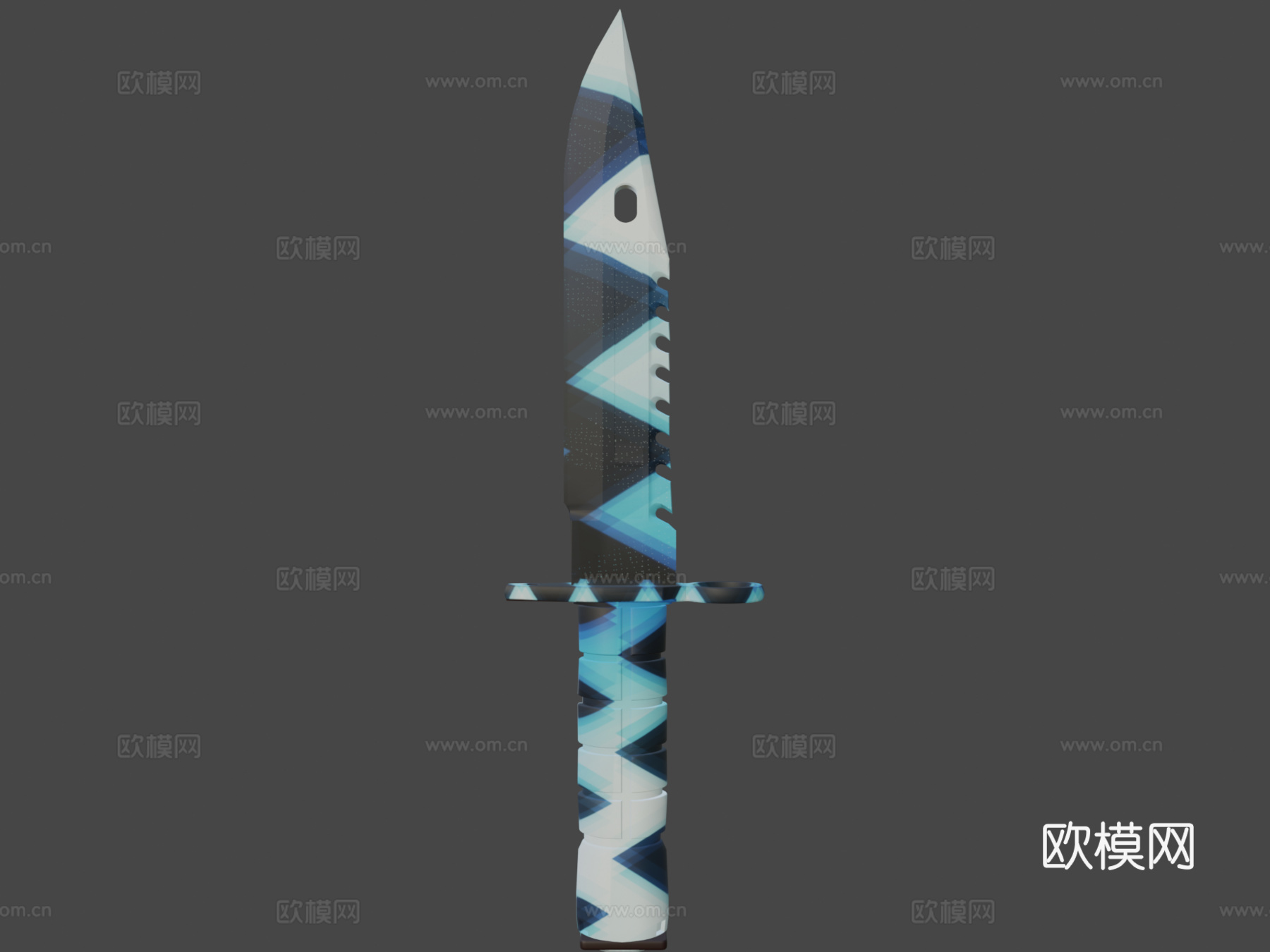 质子刺刀3d模型下载（渲染图6）