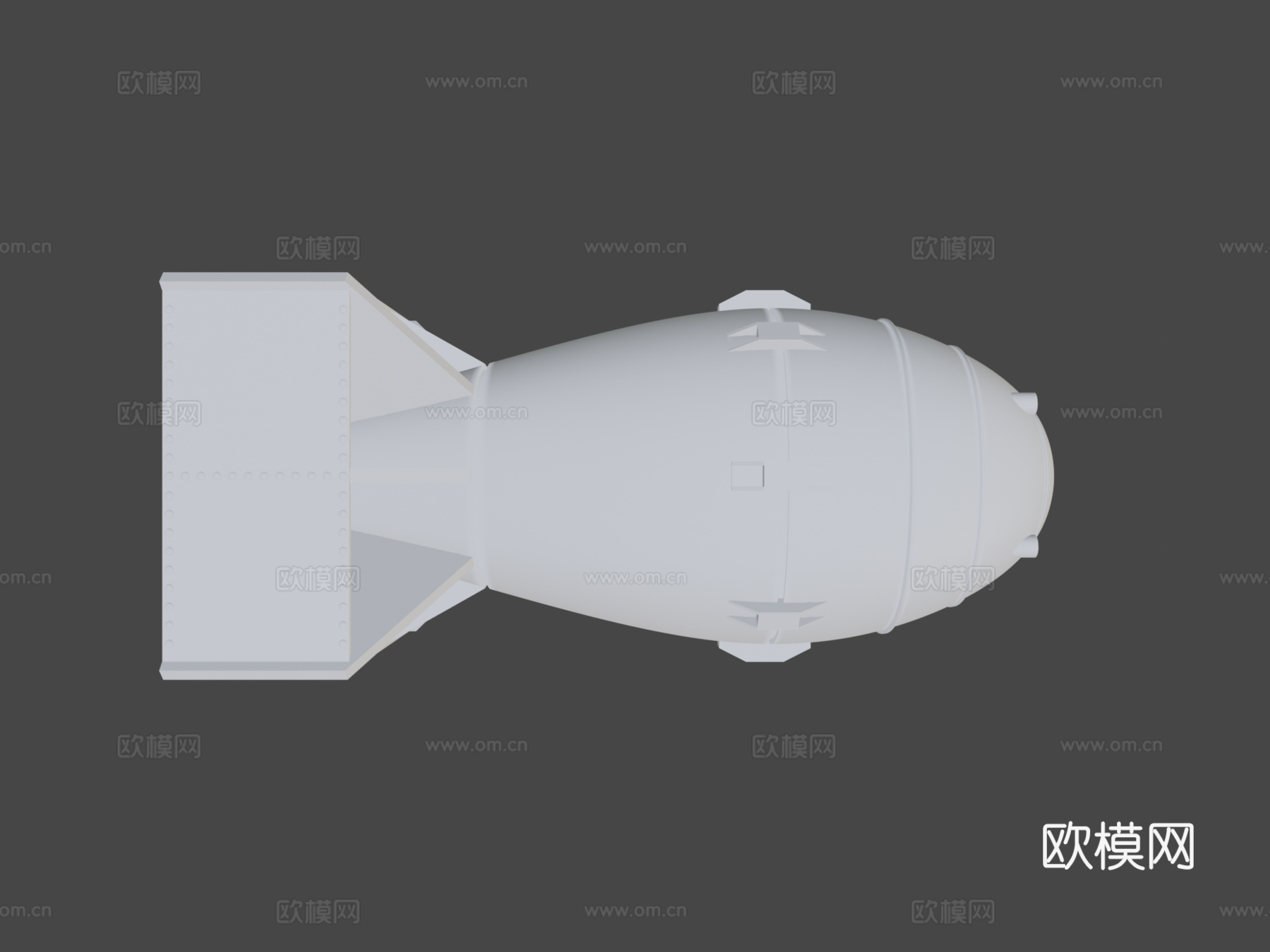 核弹胖子3d模型下载（渲染图5）