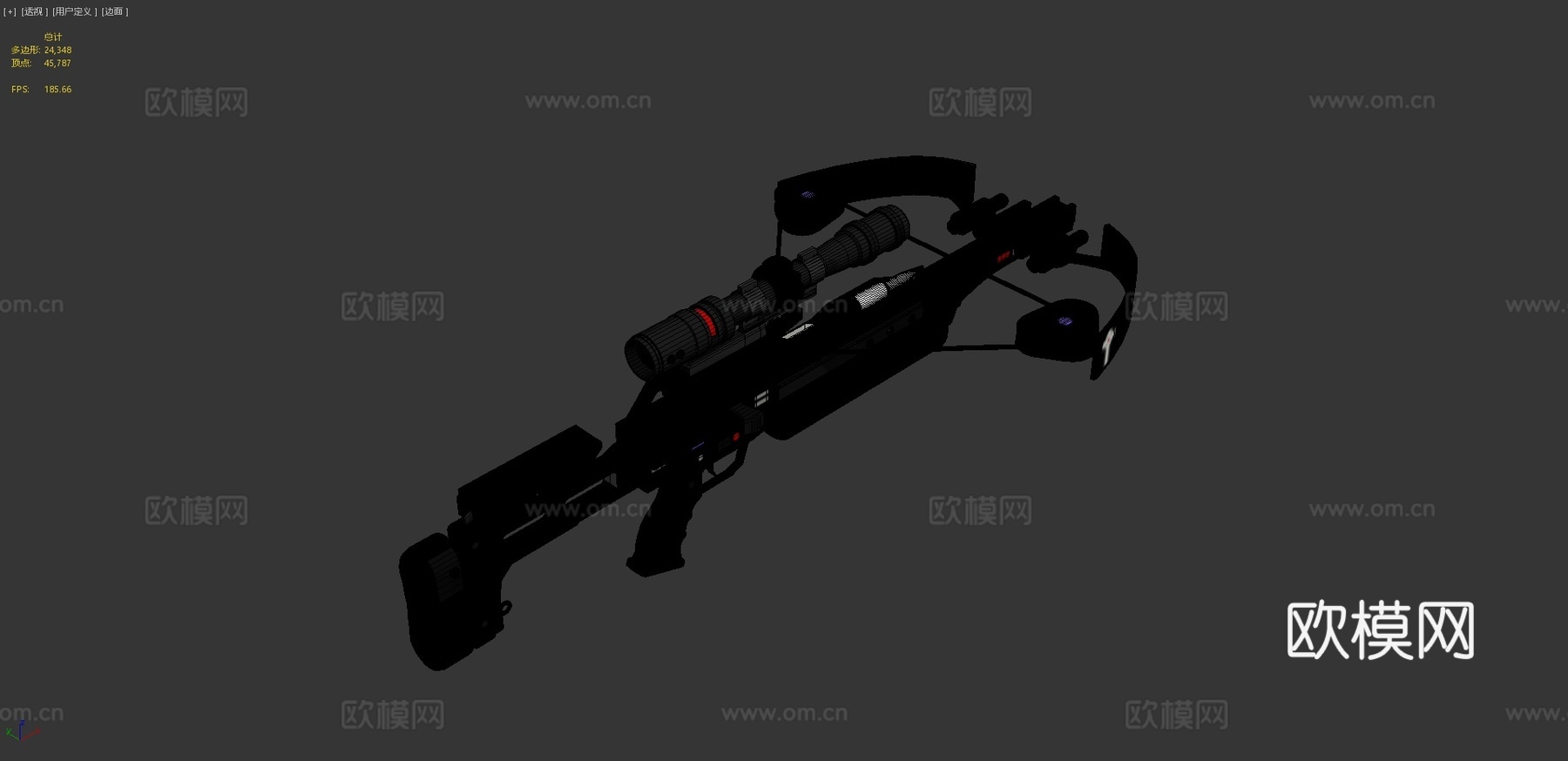 弩CG模型3d模型下载（渲染图4）