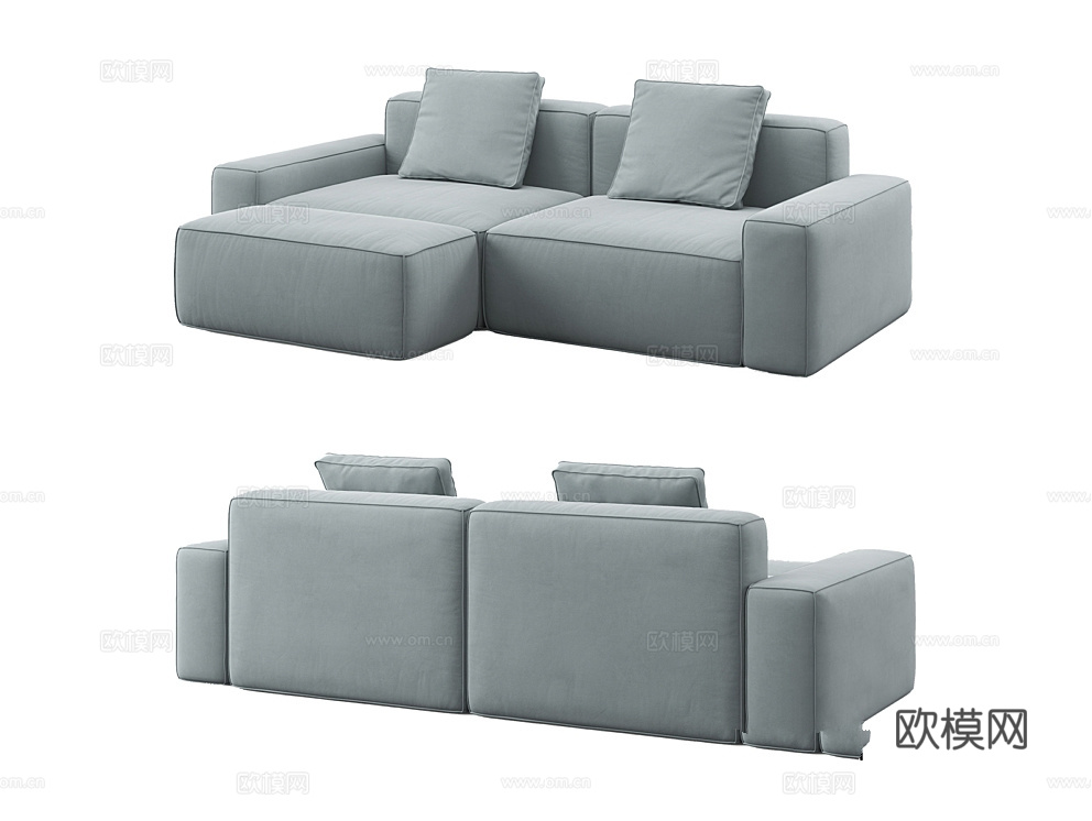 MEBELFORM 双人沙发3d模型下载（渲染图1）