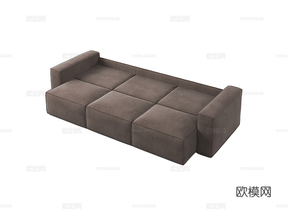MEBELFORM 三人沙发 沙发床3d模型下载（渲染图3）