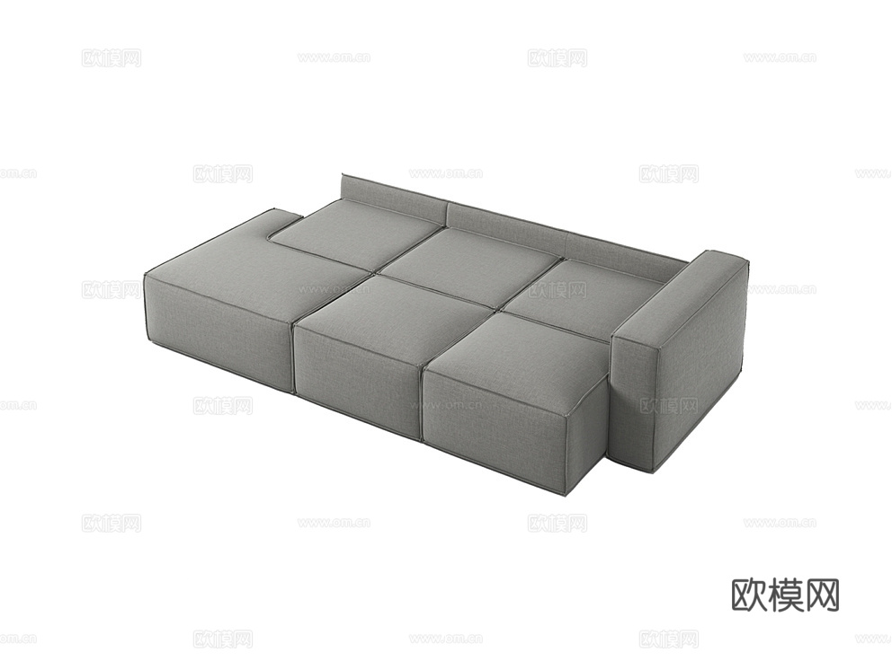 MEBELFORM 三人沙发 沙发床3d模型下载（渲染图2）