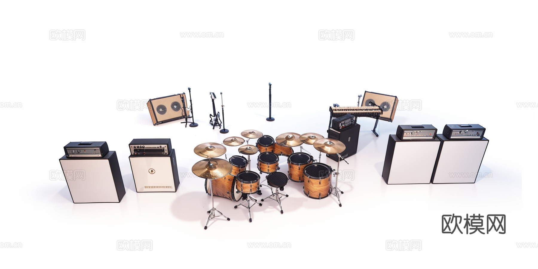 家居饰品灯具器材小品su模型