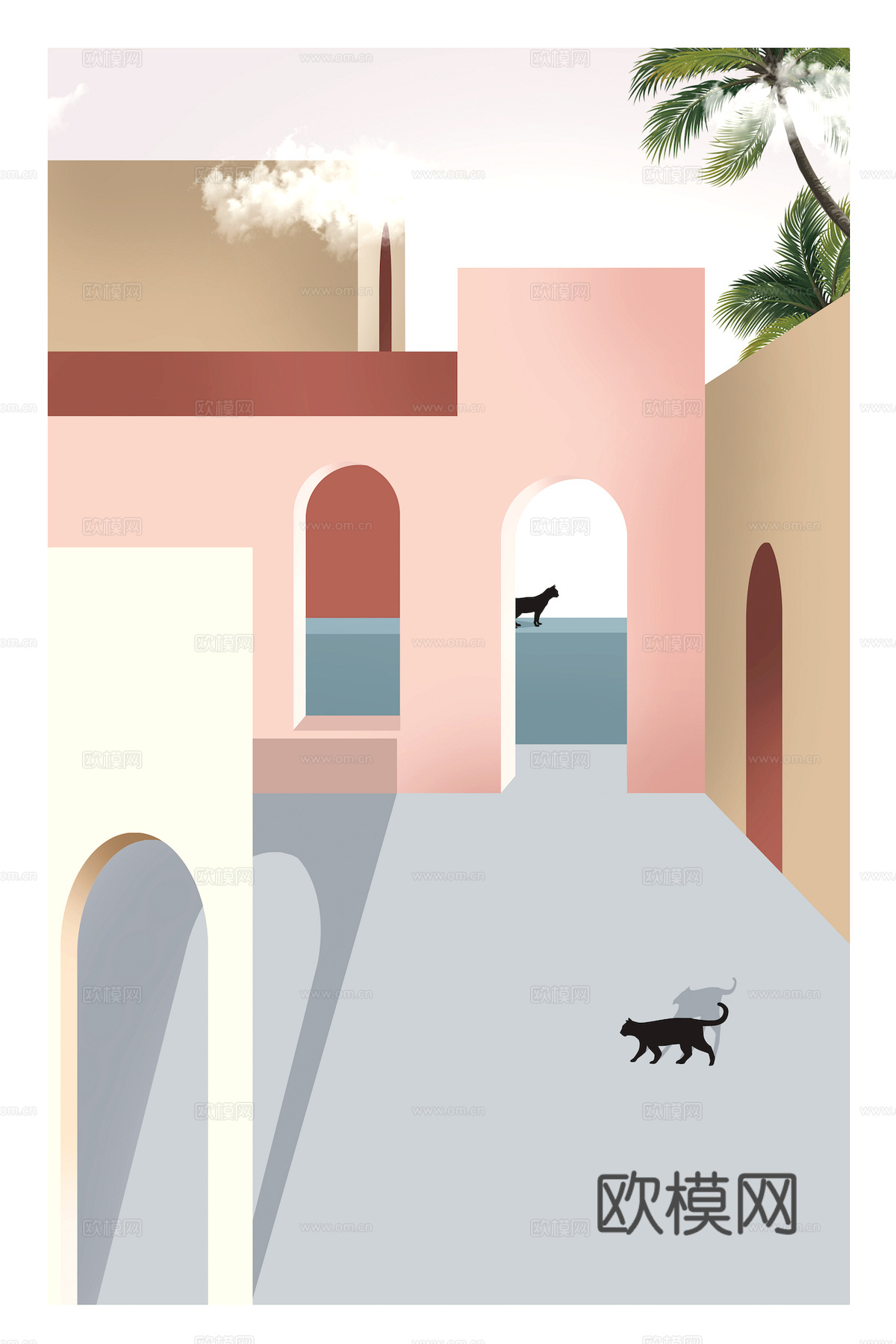 中式新中式挂画壁画水墨字画山水花鸟背景墙壁纸装饰画抽象画油画