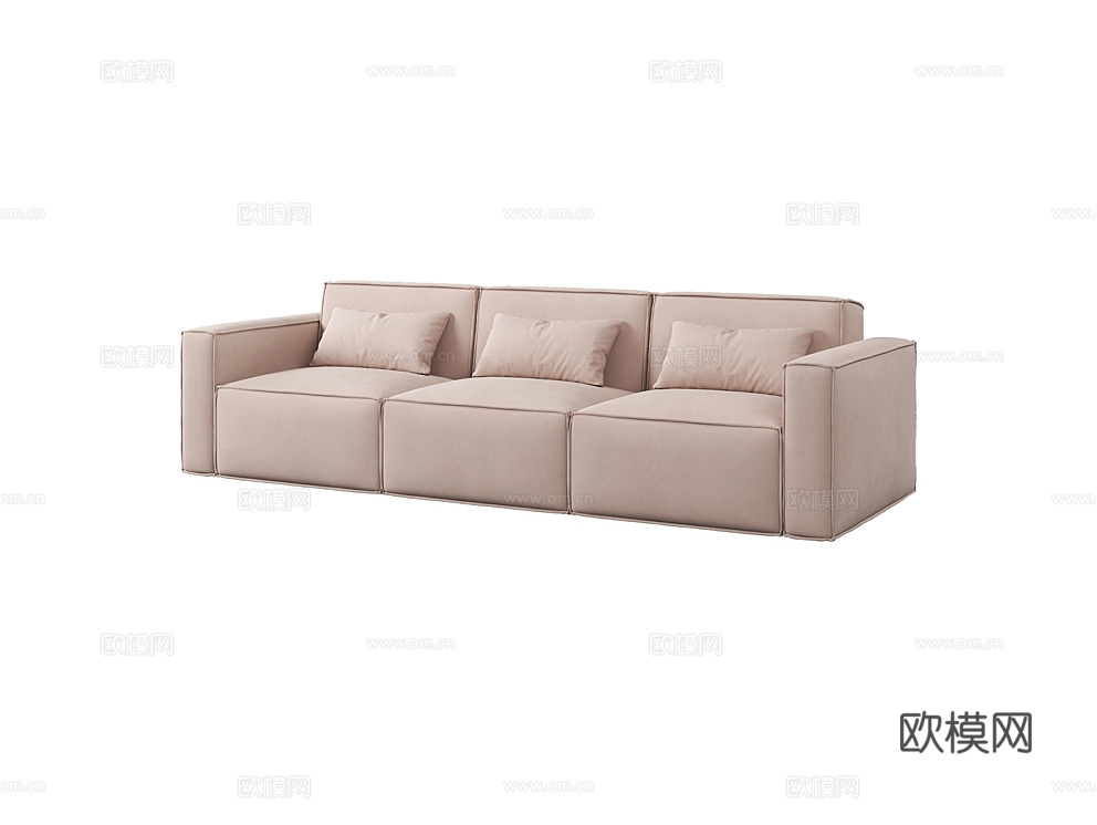 MEBELFORM 三人沙发 沙发床3d模型下载（渲染图1）