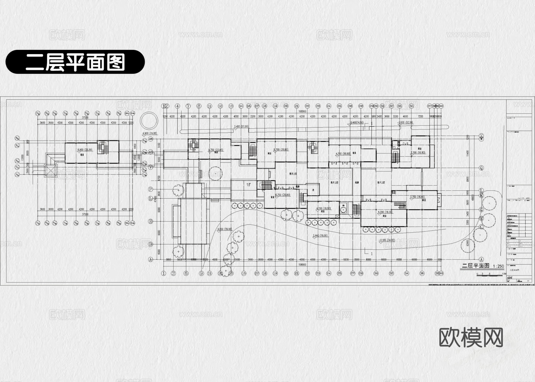 13套商业街步行街商业综合体景观建筑CAD施工图附效果图cad施工图