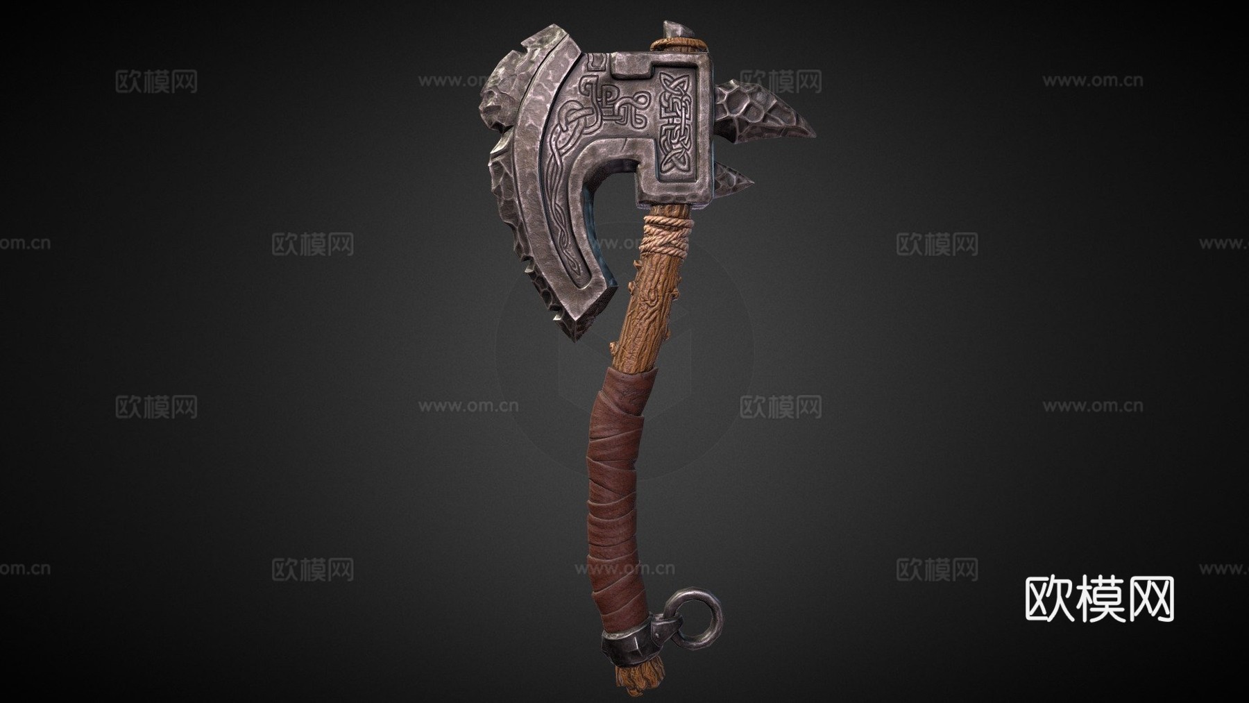 战斧3d模型下载（渲染图1）