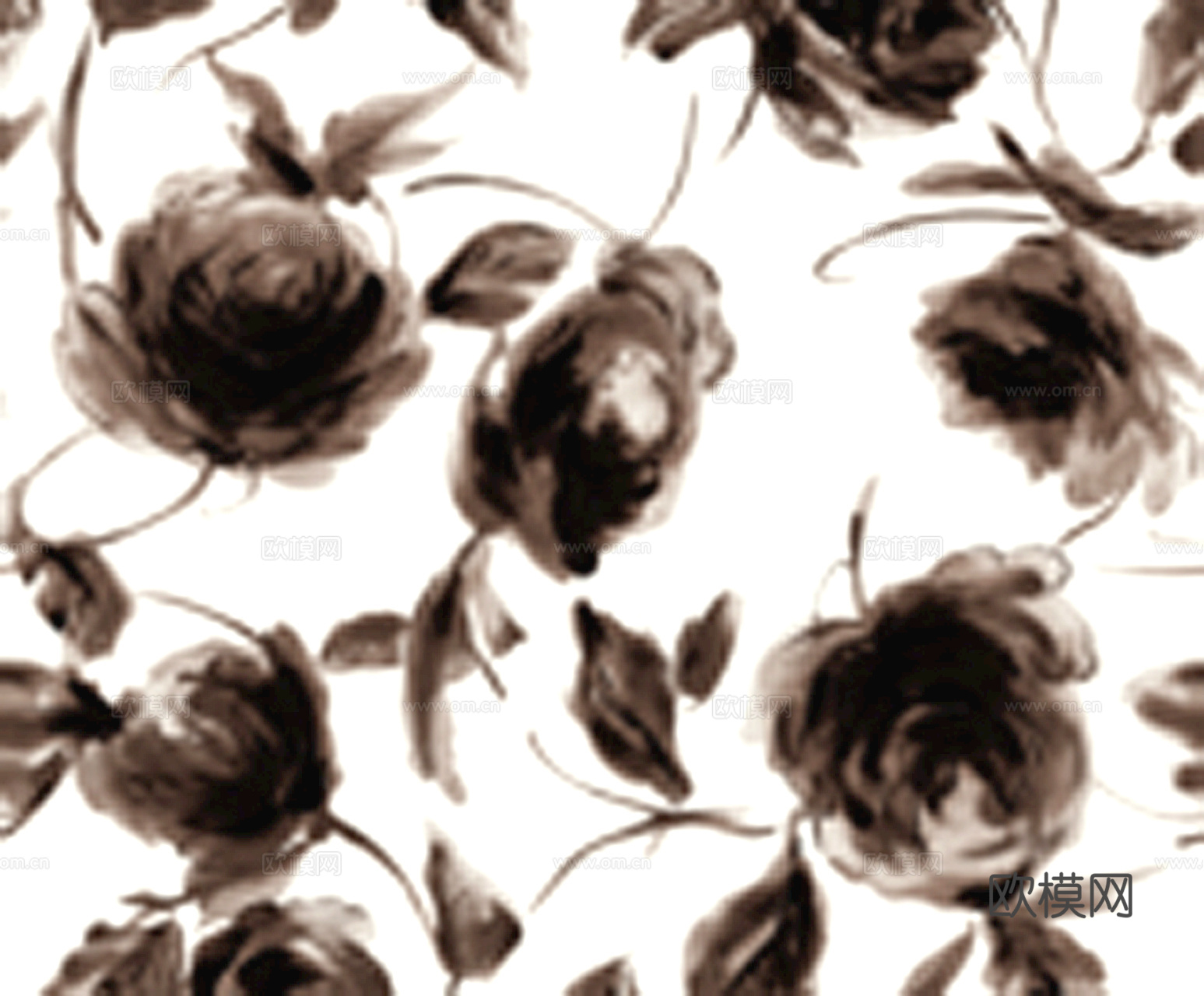 中式新中式挂画壁画水墨字画山水花鸟背景墙壁纸装饰画抽象画油画下载