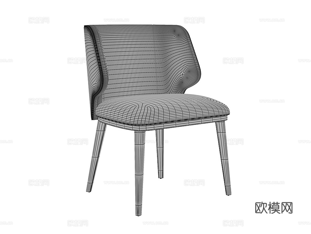 Fratelli Barri 餐椅3d模型下载（渲染图2）