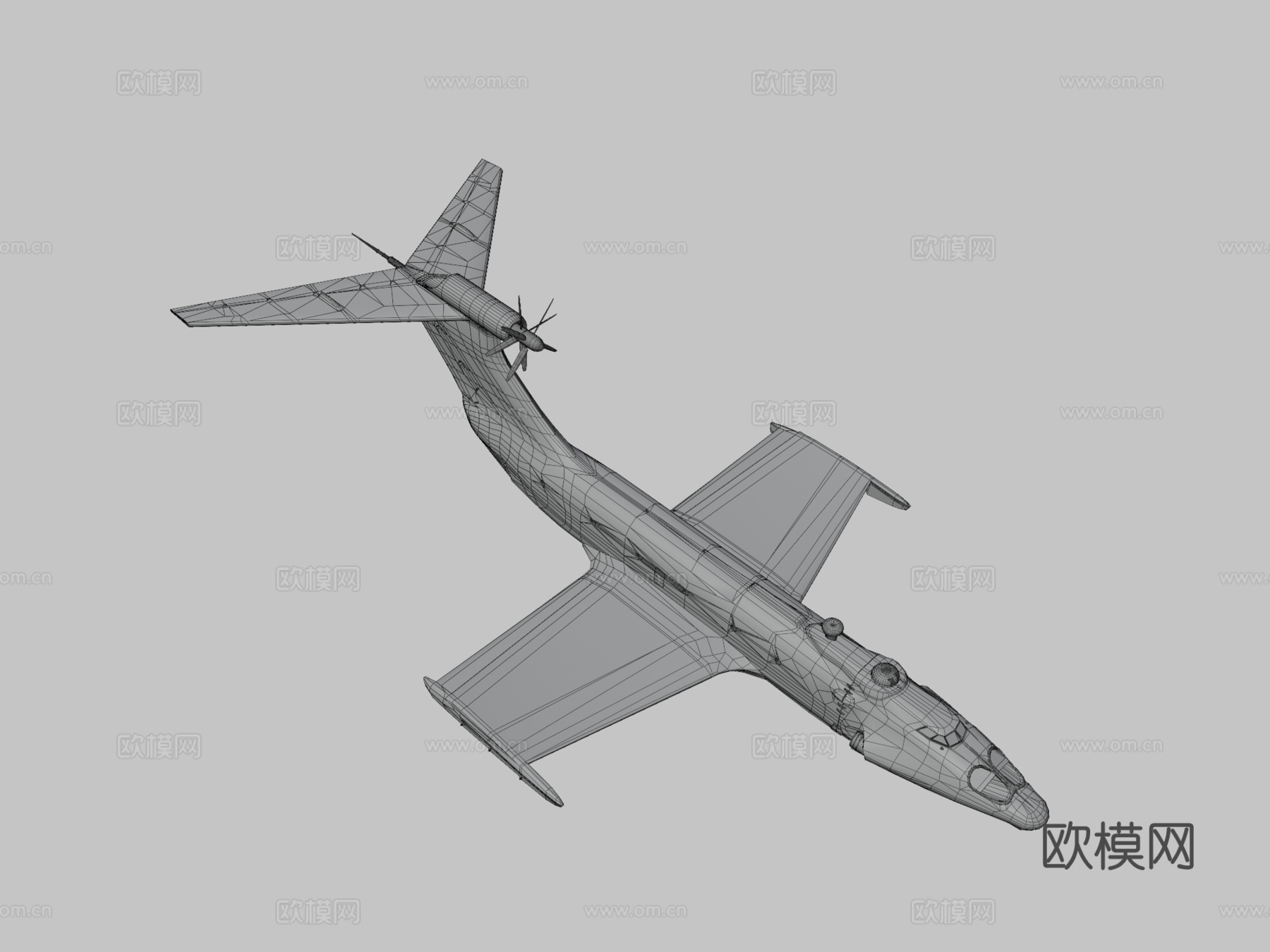 地效飞行器A90雏鹰3d模型下载（渲染图3）