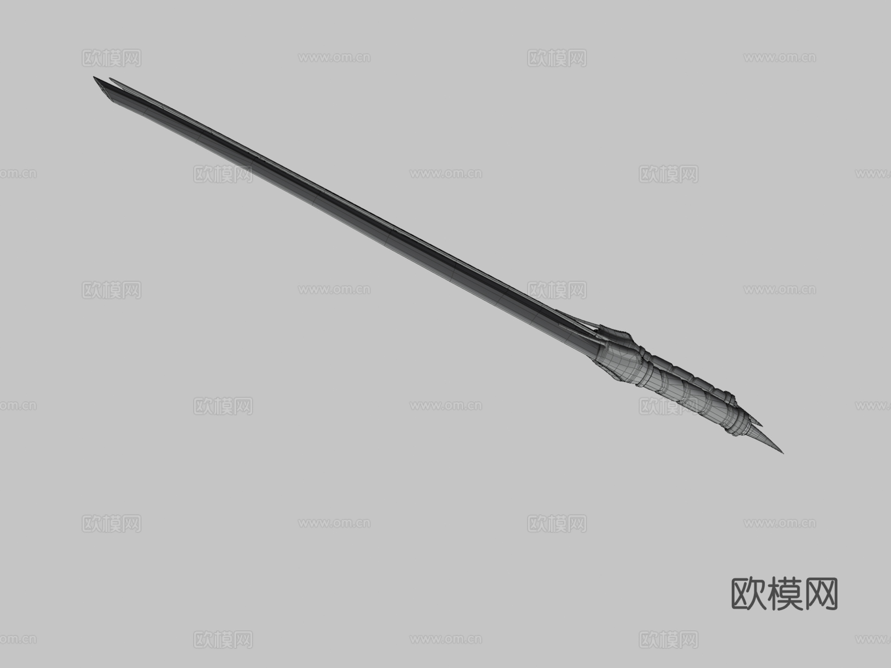 死亡猎人双刃第四级3d模型下载（渲染图3）