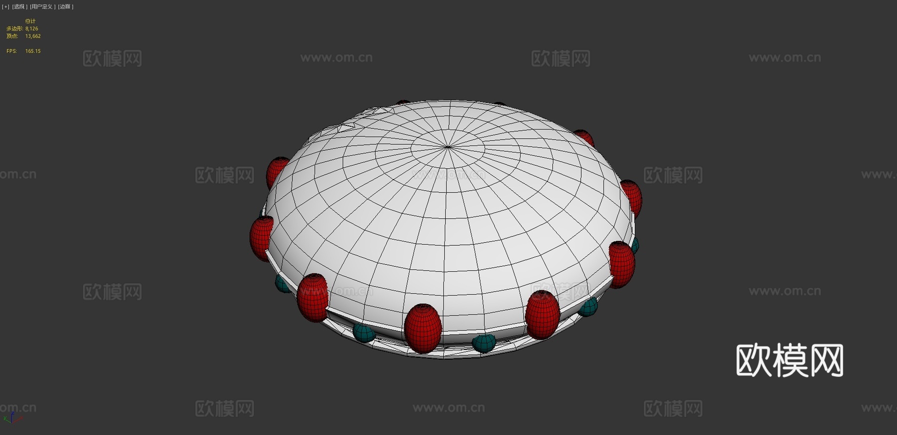 太空船3d模型下载（渲染图4）