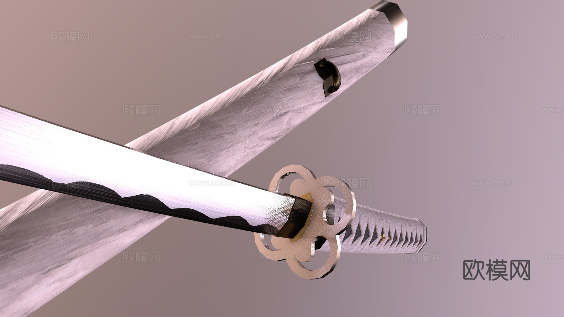 武士刀v.23d模型下载（渲染图1）