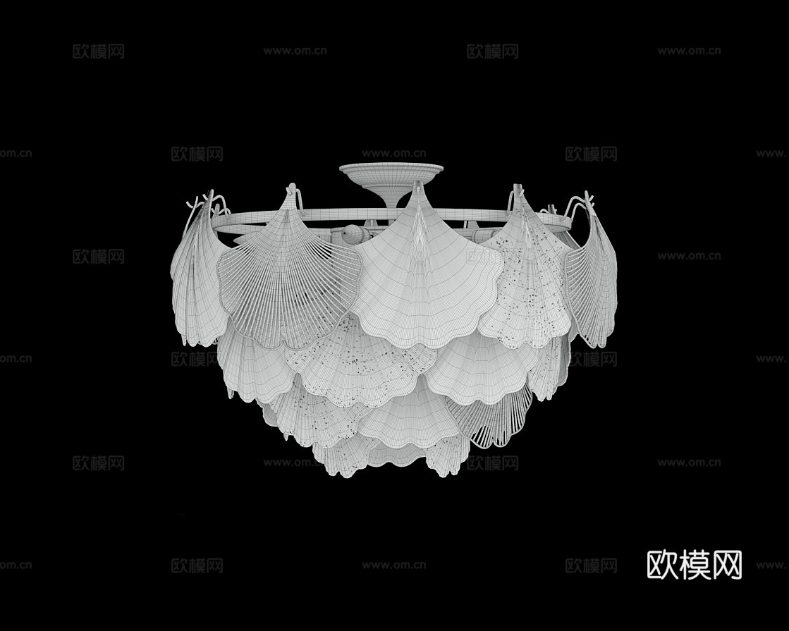 Cloyd 轻奢壁灯3d模型下载（渲染图3）