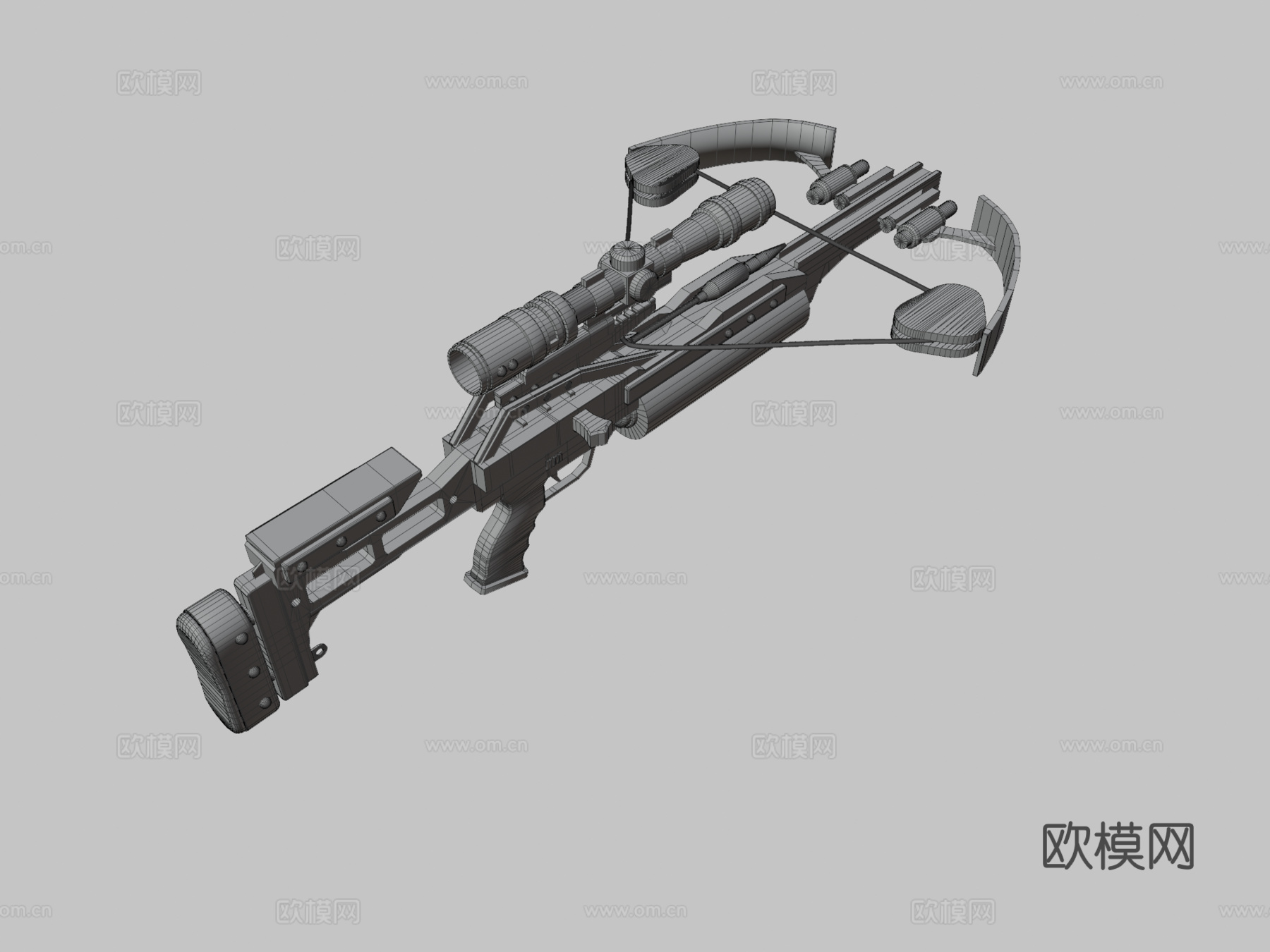弩CG模型3d模型下载（渲染图3）