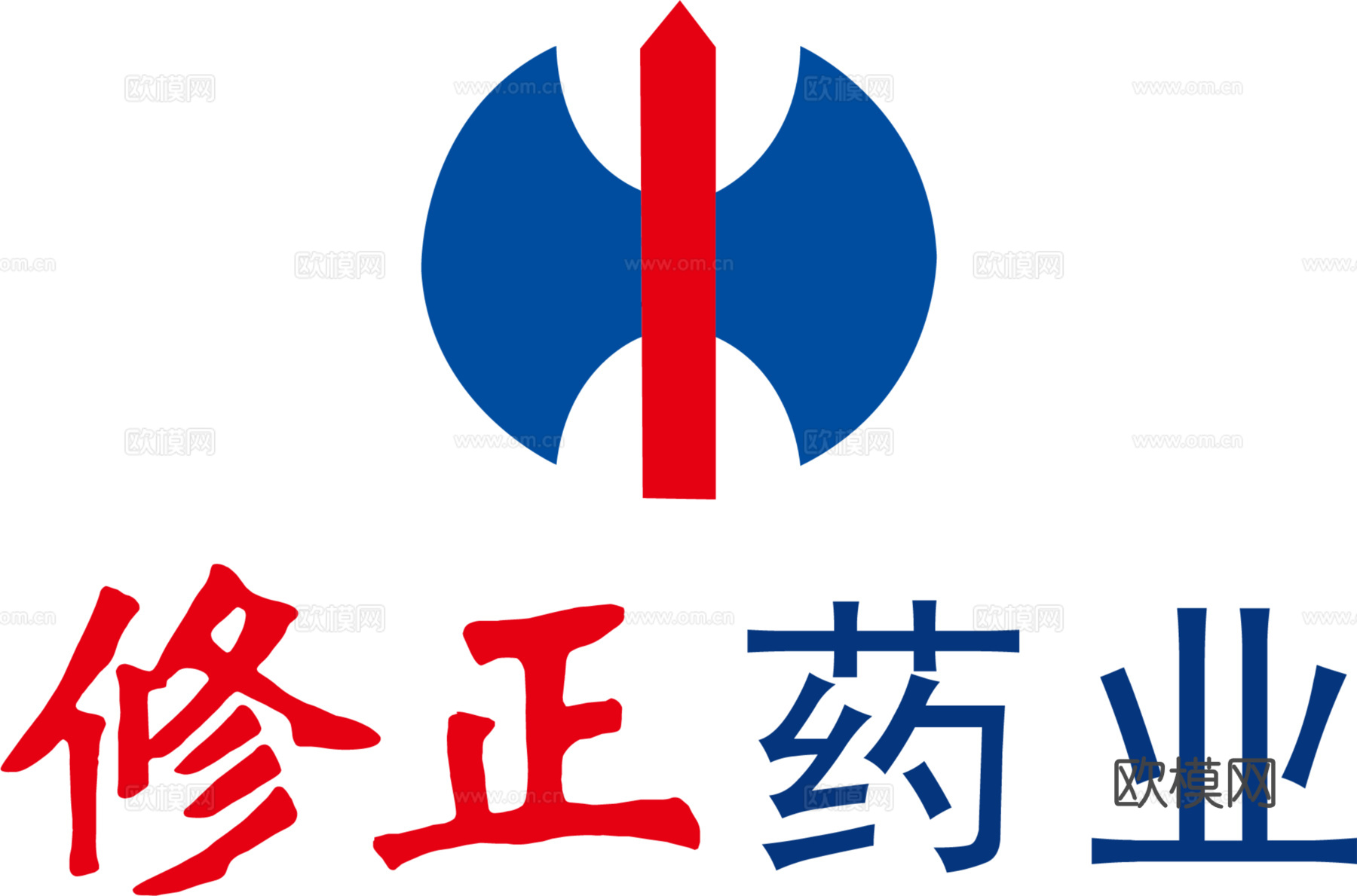 修正药业，制药药业logo