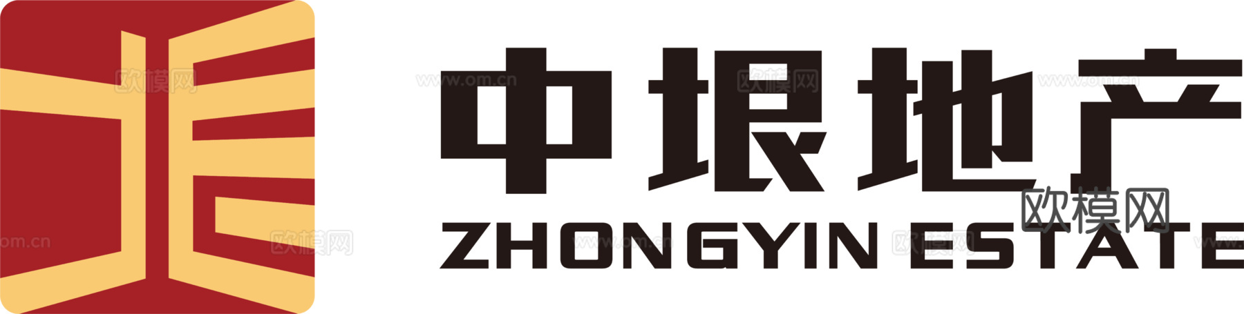 中垠地产，房地产商logo