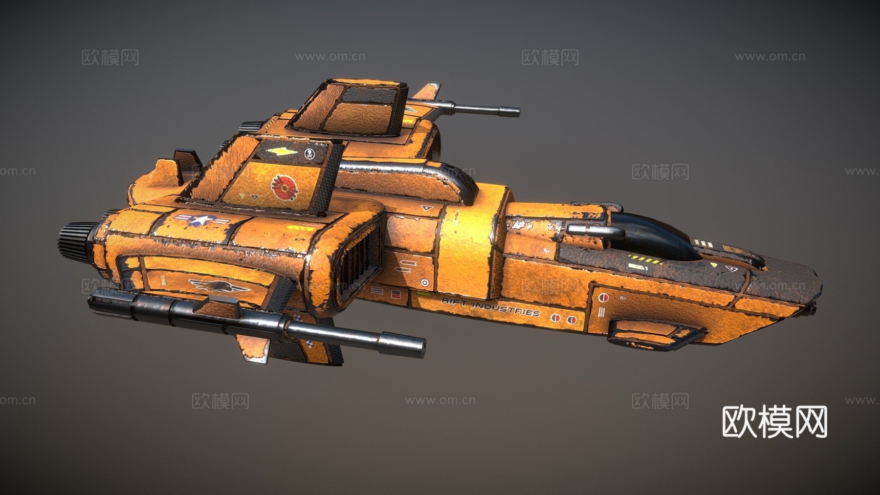 RI挥发号3d模型下载（渲染图1）