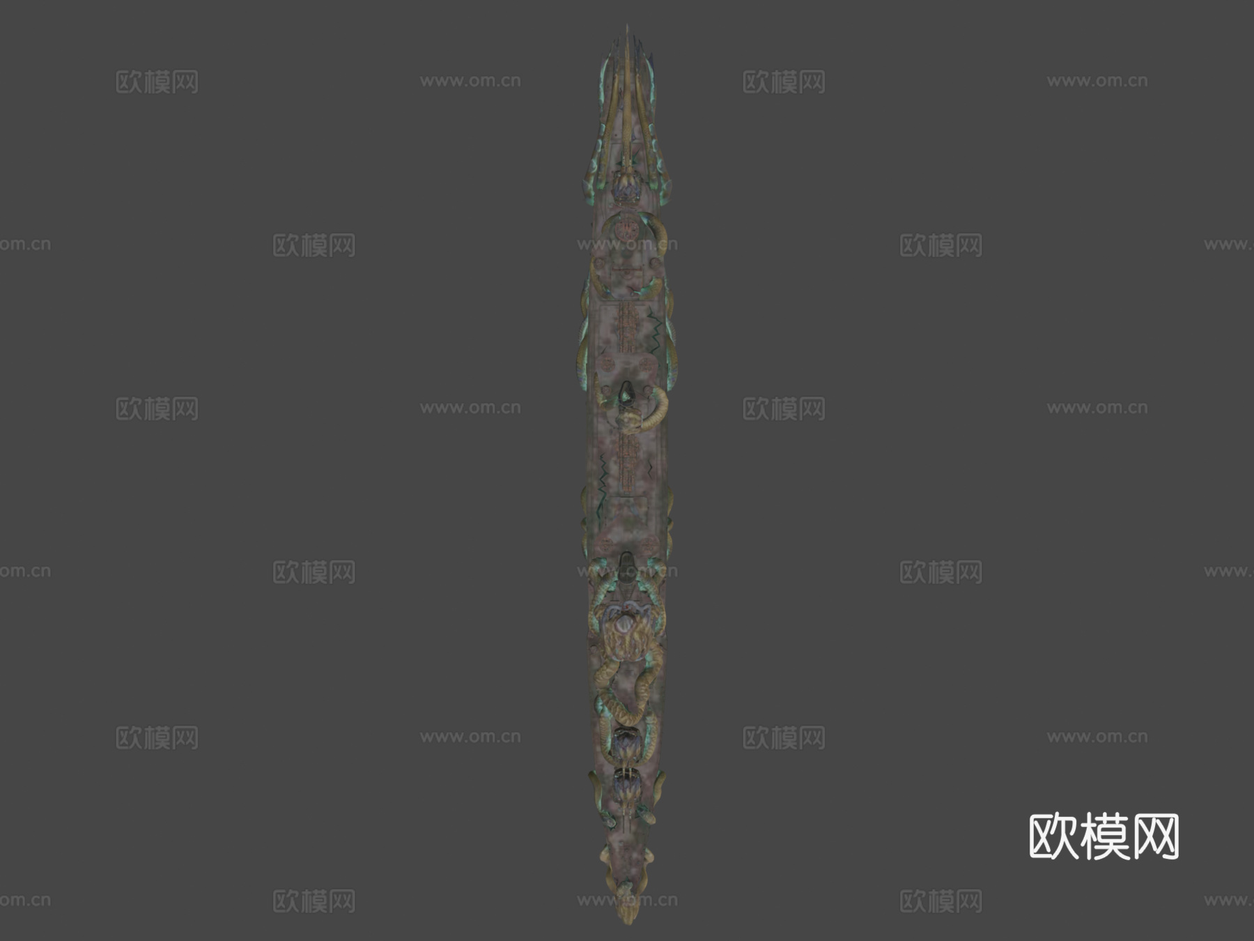 剃刀蠕虫3d模型下载（渲染图8）