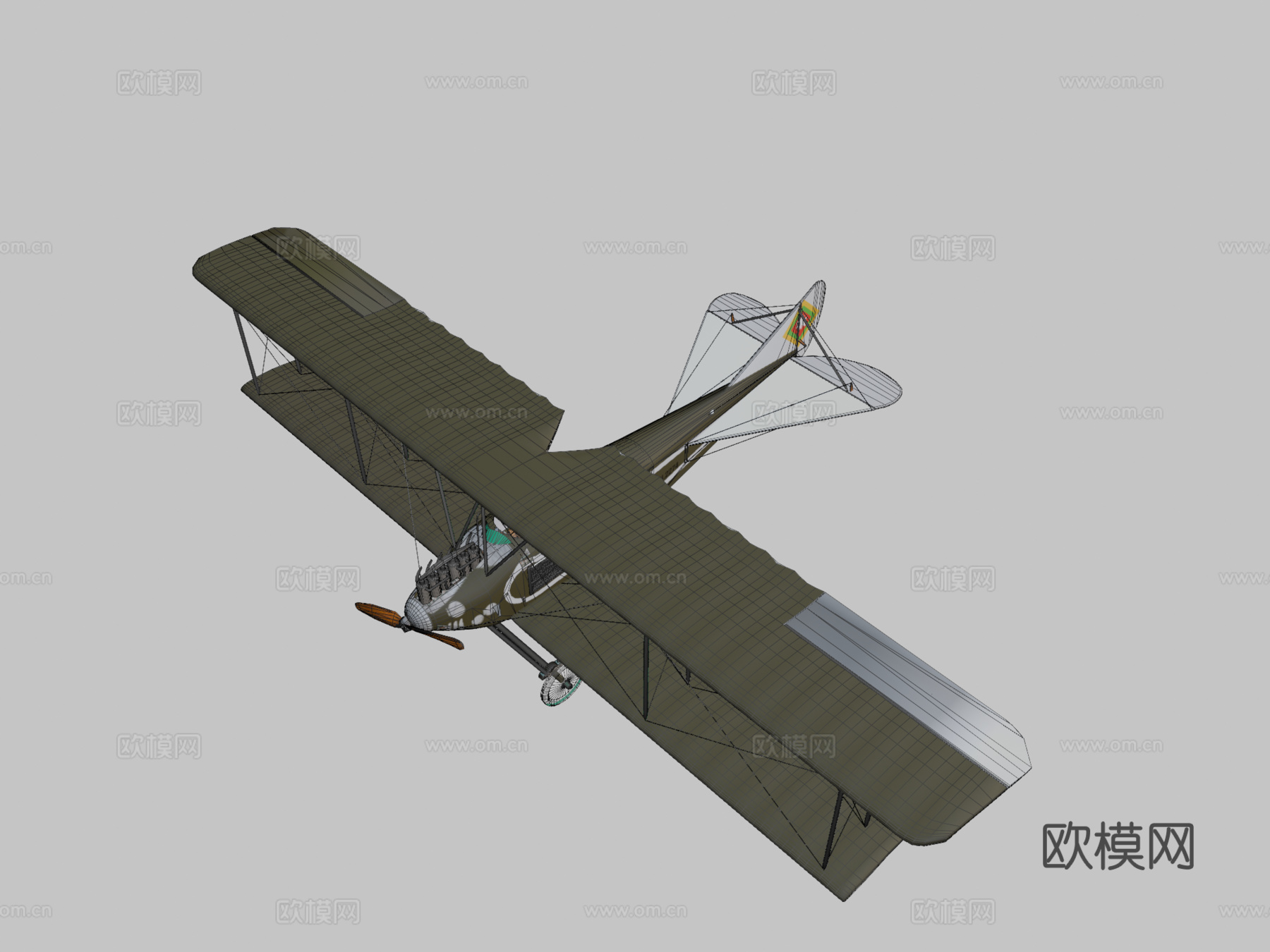 年信天翁BII立陶宛空军2274号3d模型下载（渲染图2）