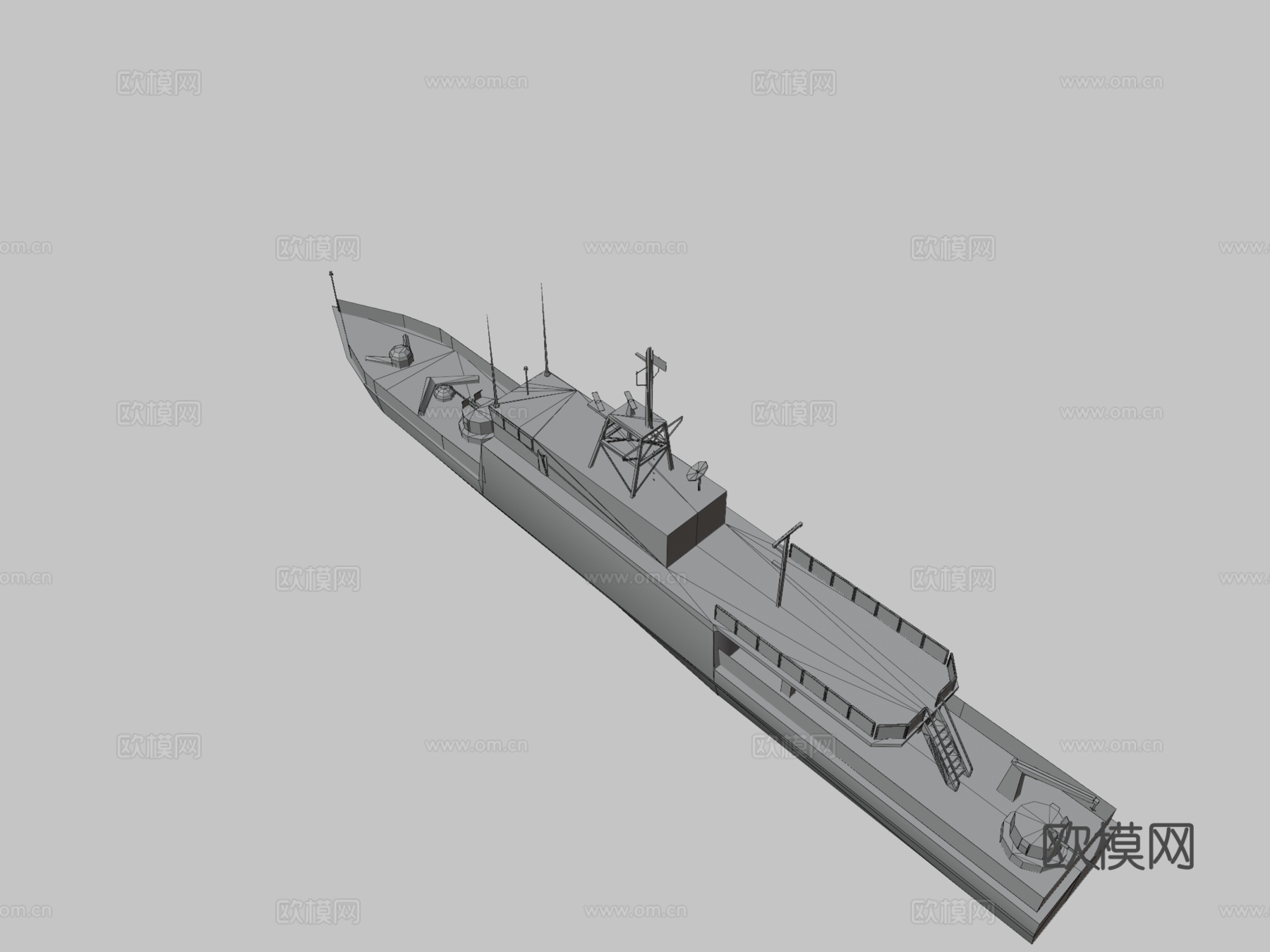 KERAPU船3d模型下载（渲染图3）
