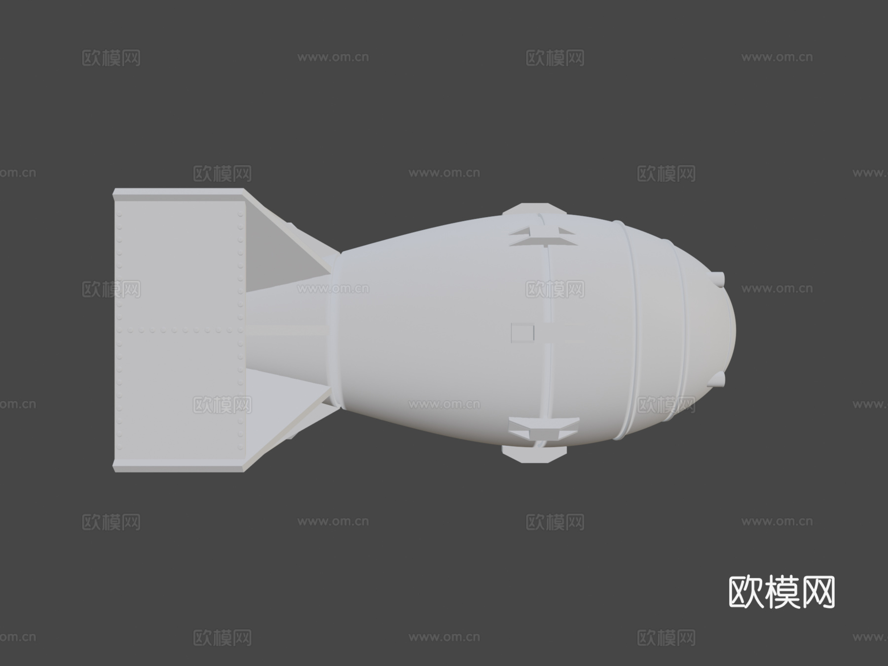 核弹胖子3d模型下载（渲染图8）