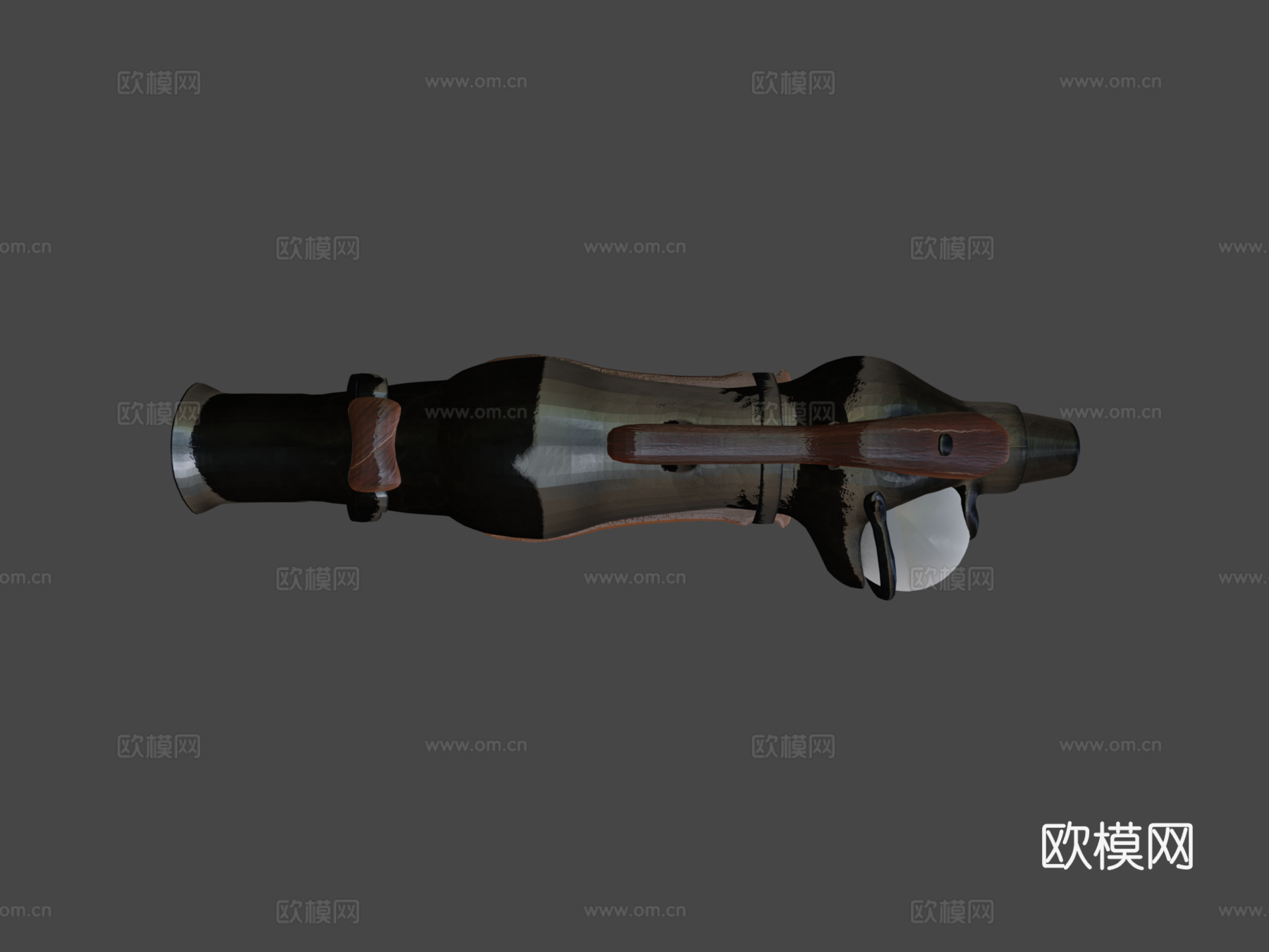 耕作加农炮3d模型下载（渲染图8）