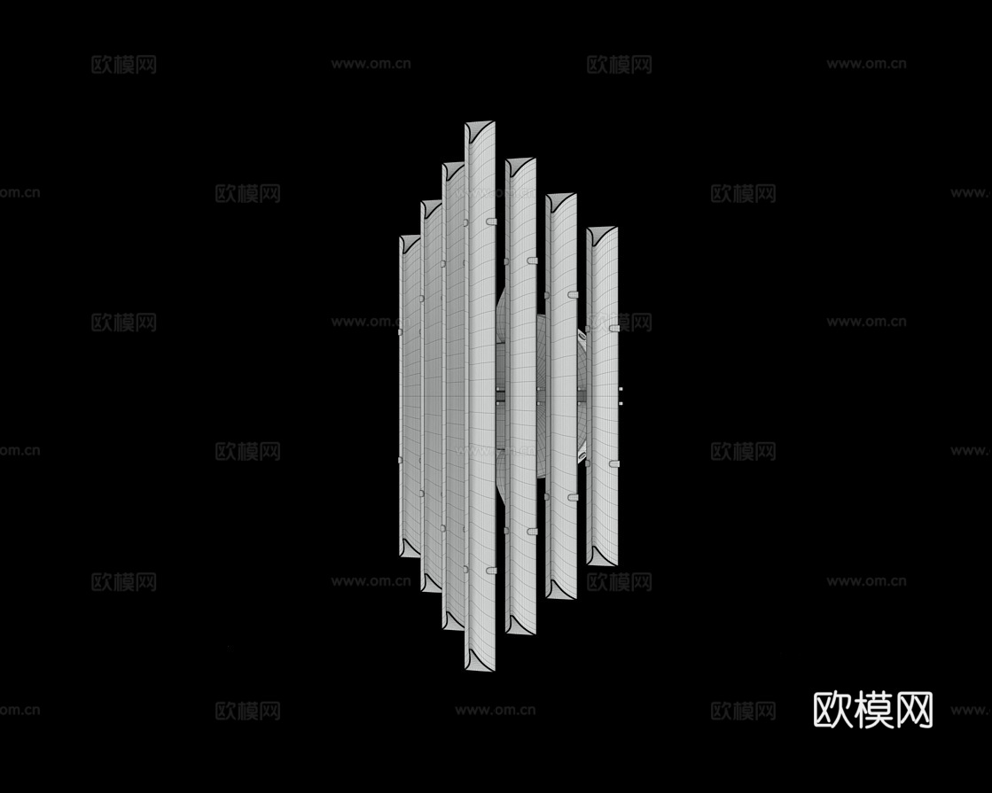 Cloyd 轻奢壁灯3d模型下载（渲染图3）