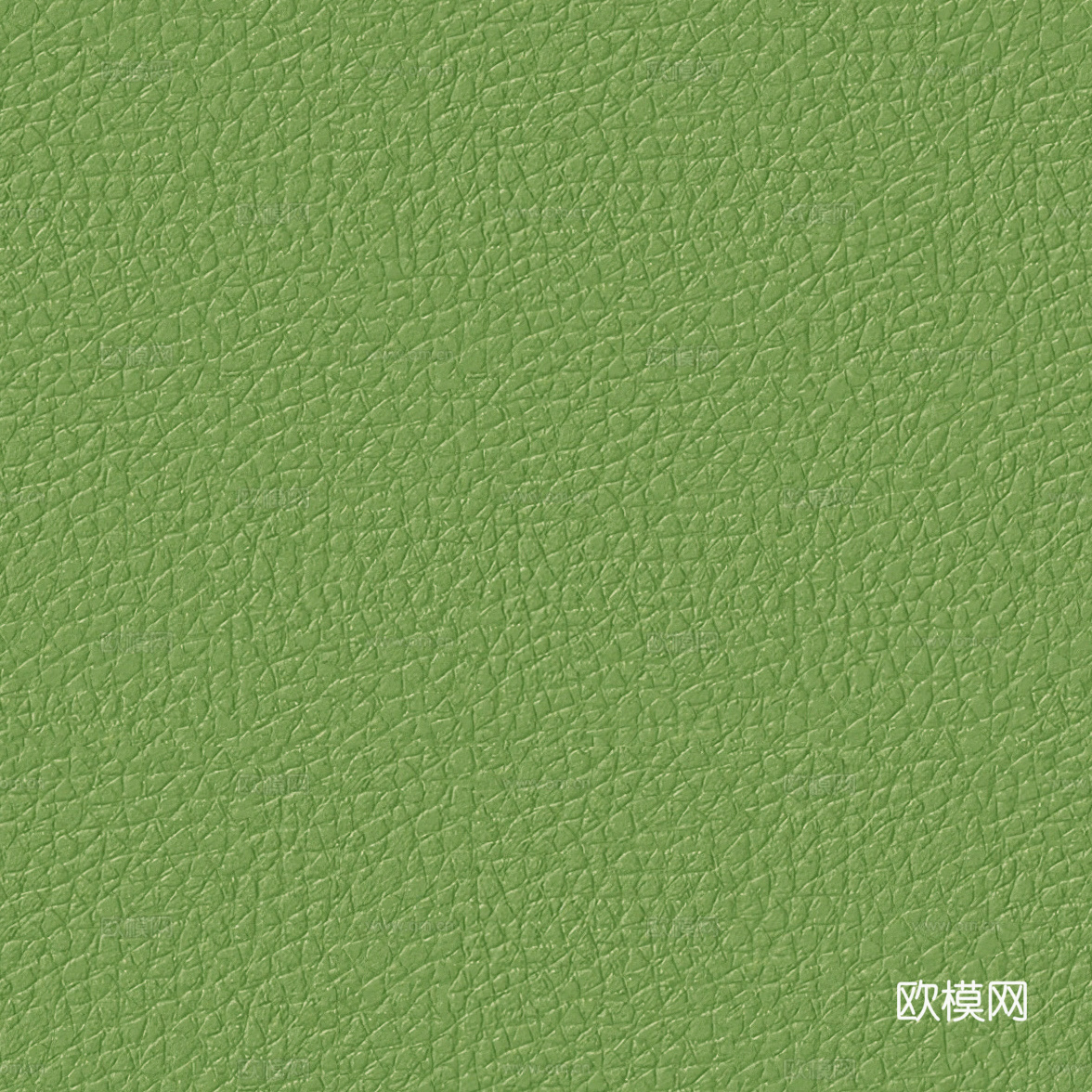 绿色皮革